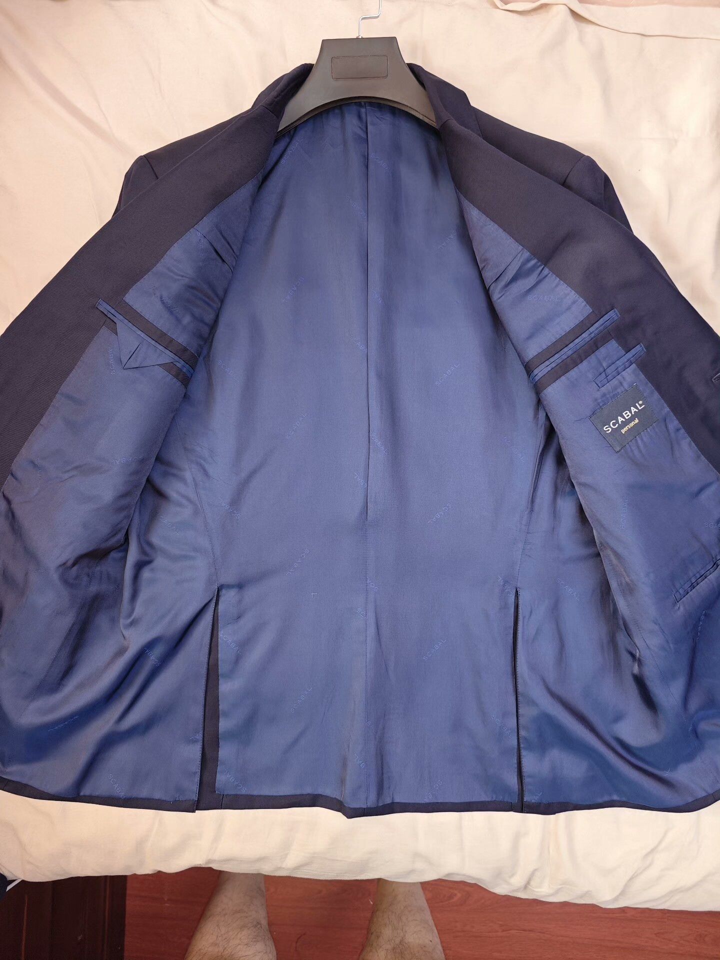 SCABAL Custom British Scabal Wool Suit Size US L / EU 52-54 / 3 - 5 Thumbnail