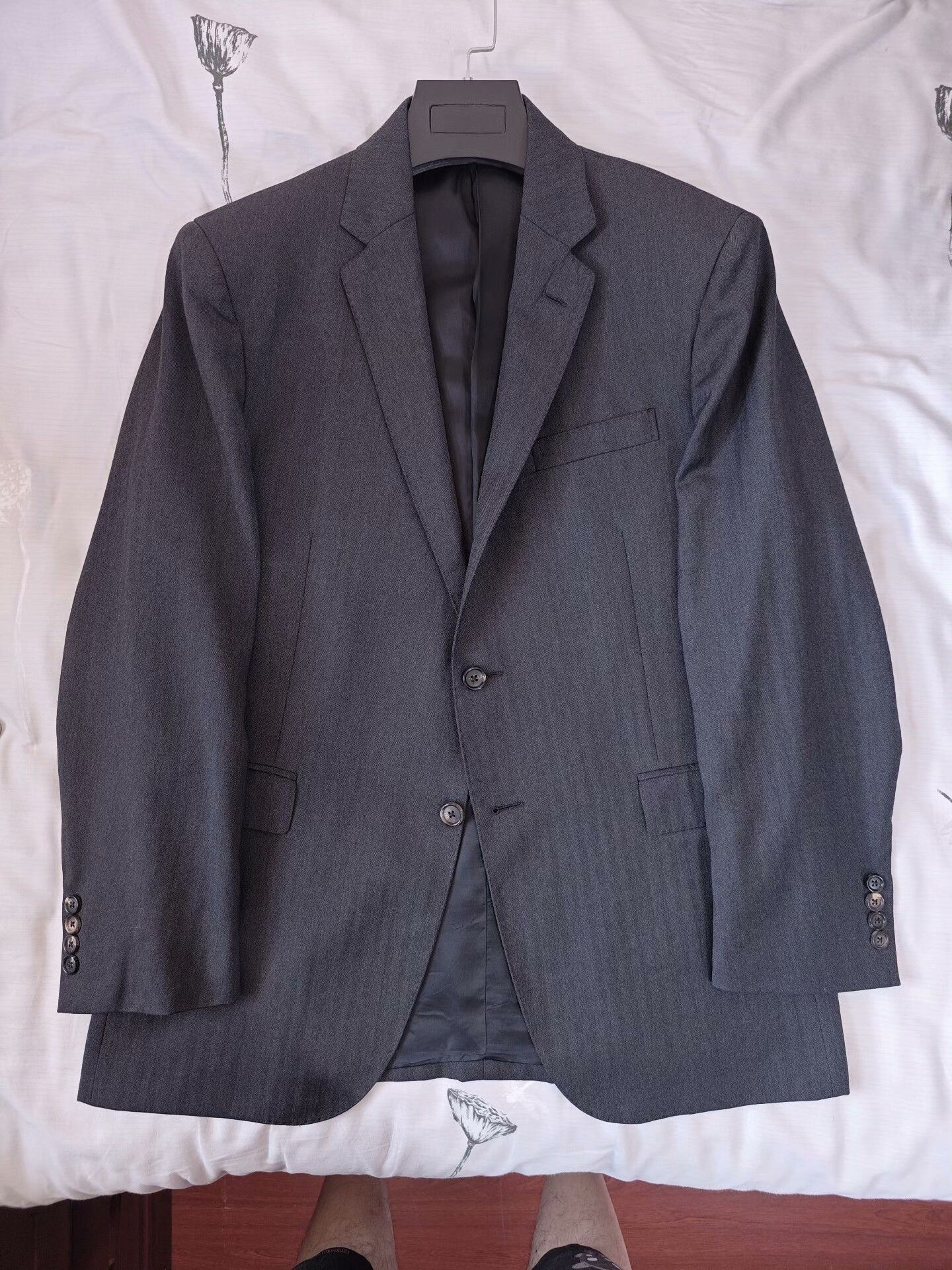 Ralph Lauren Ralph Lauren Gray Wool Suit Jacket Size US M / EU 48-50 / 2 - 5 Thumbnail