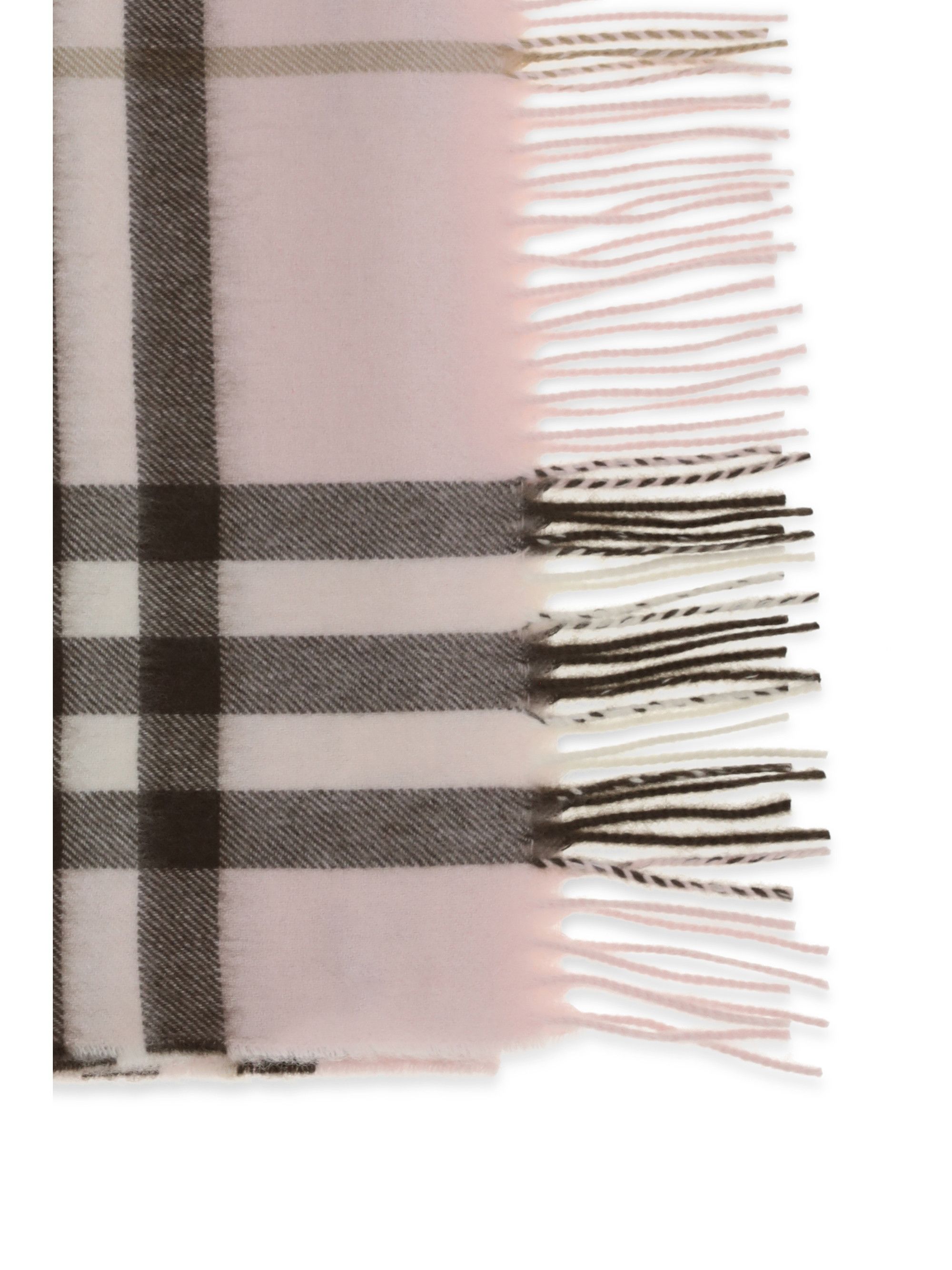 Burberry Check Cashmere Scarf Size ONE SIZE - 3 Thumbnail