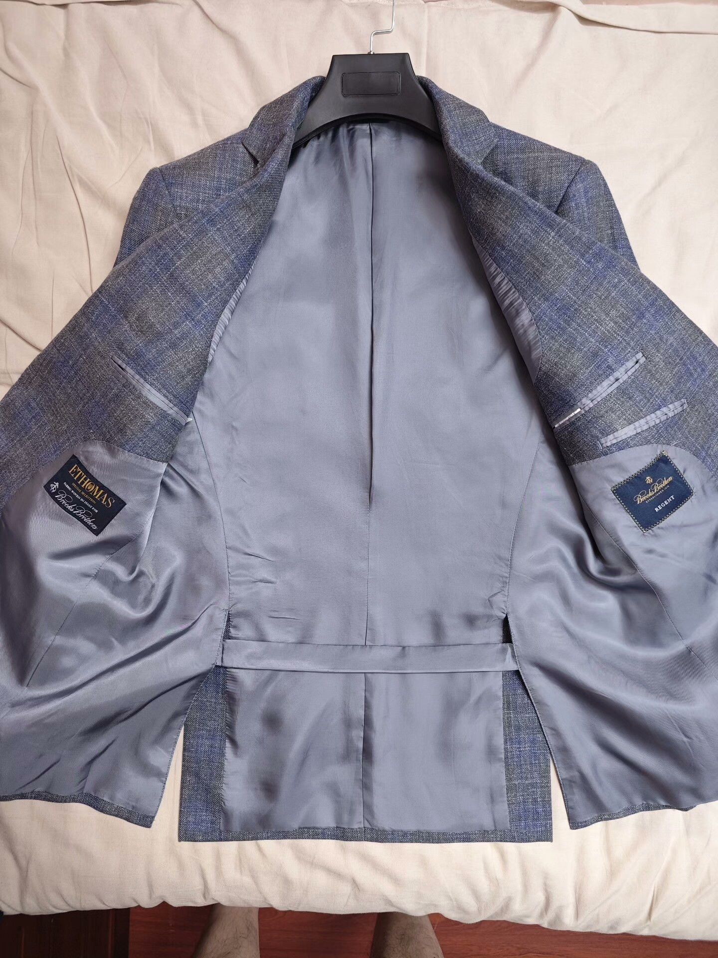 Brooks Brothers Brooks Brothers Gray Blue Blazer Size US M / EU 48-50 / 2 - 6 Thumbnail