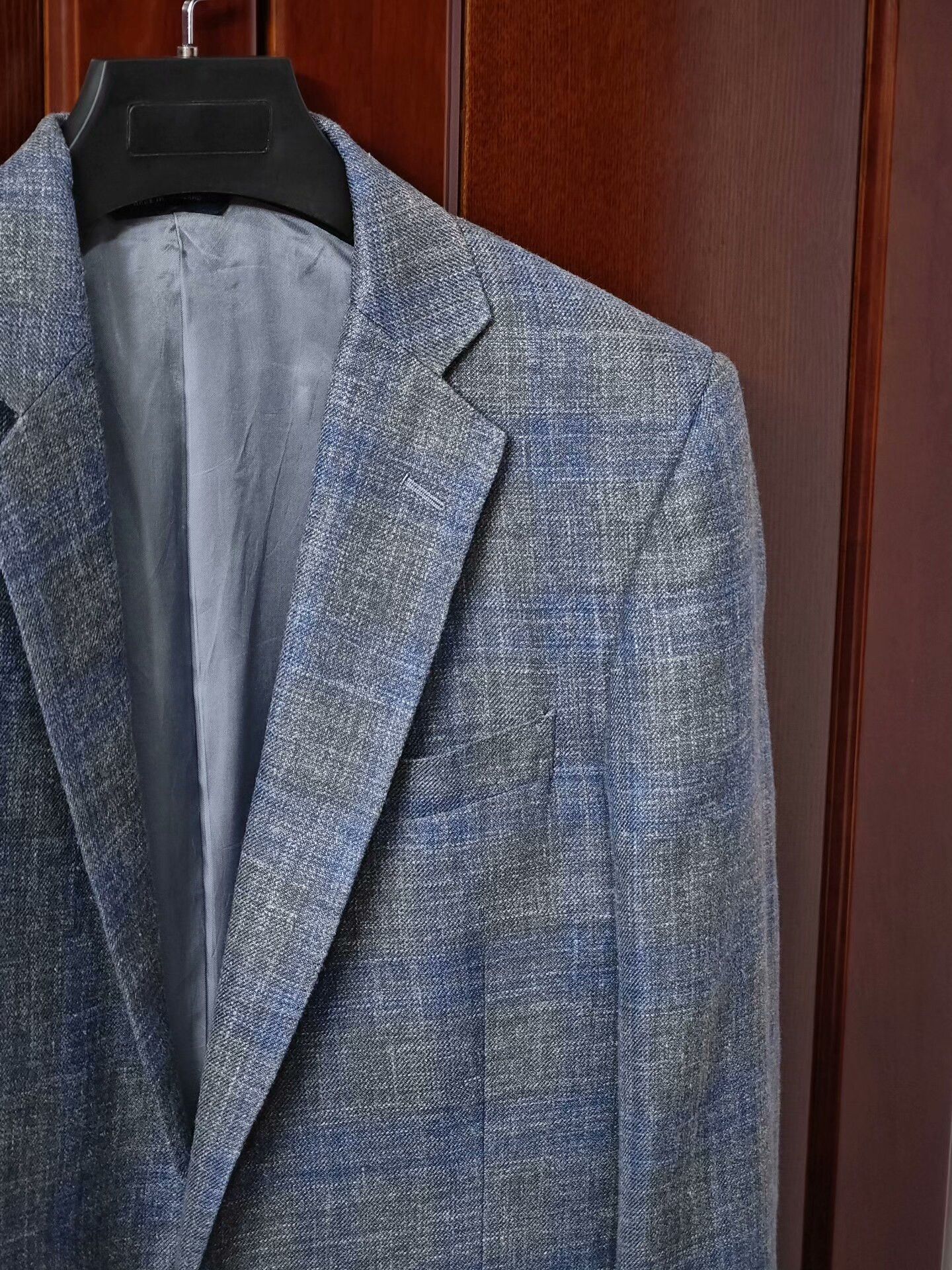 Brooks Brothers Brooks Brothers Gray Blue Blazer Size US M / EU 48-50 / 2 - 2 Thumbnail