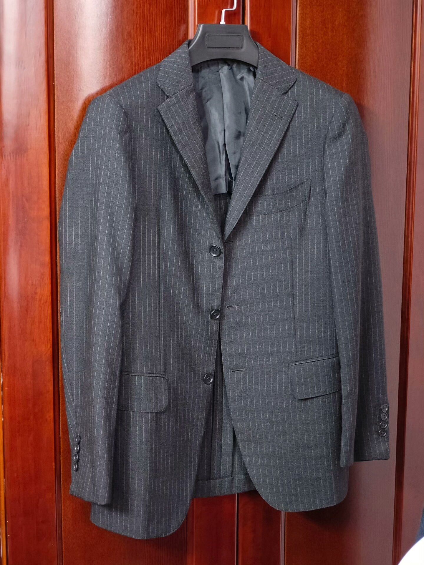 Ring Jacket Japanese Wool Blend Striped Suit Jacket Size US S / EU 44-46 / 1 - 2 Thumbnail