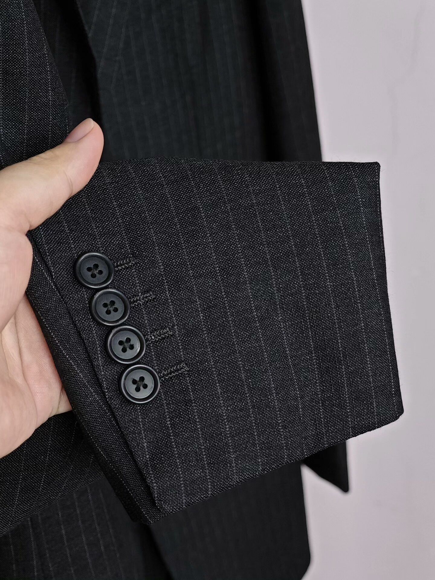 Ring Jacket Japanese Wool Blend Striped Suit Jacket Size US S / EU 44-46 / 1 - 5 Thumbnail