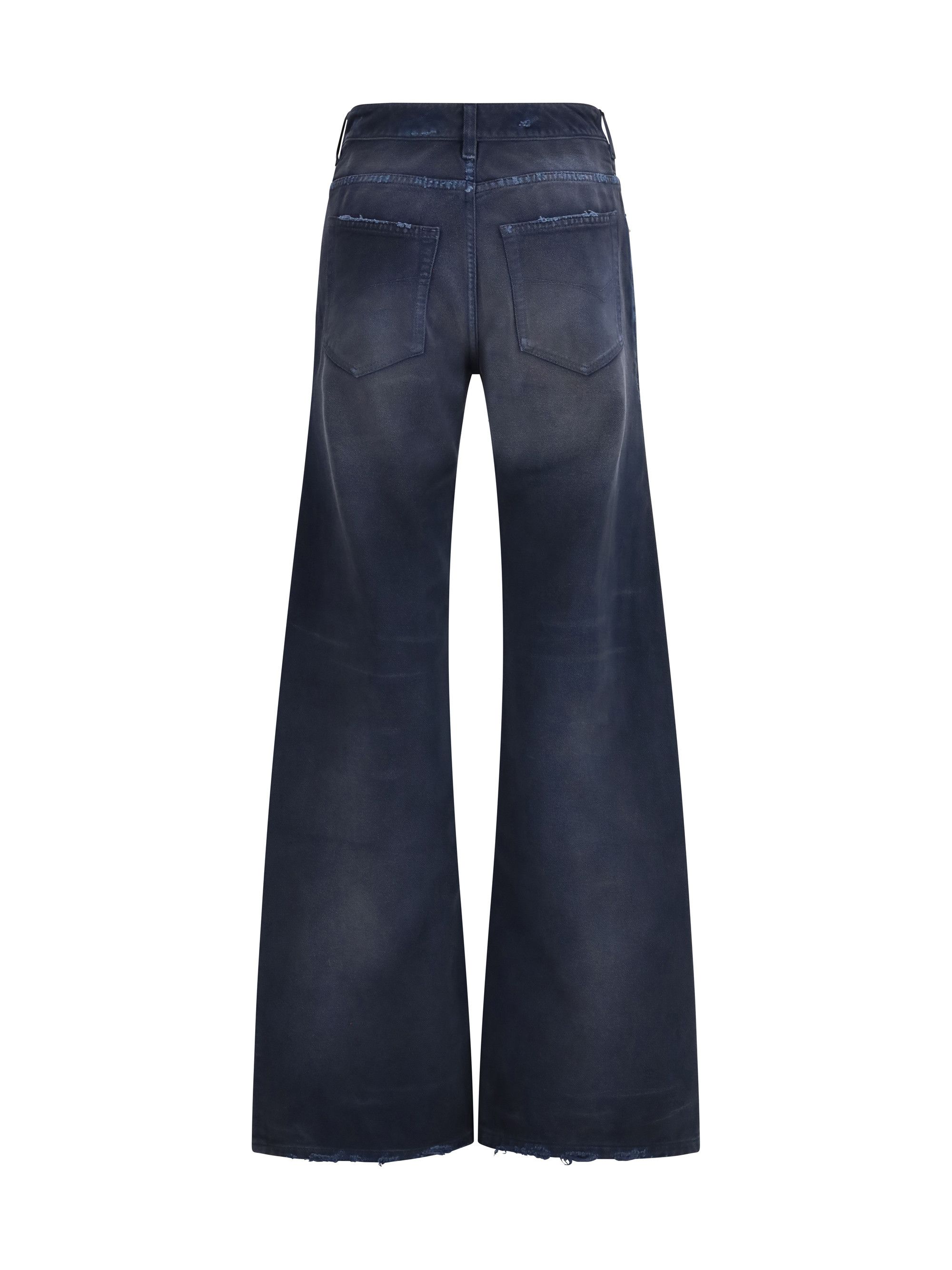 Balenciaga Curved Waist Jeans Size 27" / US 4 / IT 40 - 2 Thumbnail