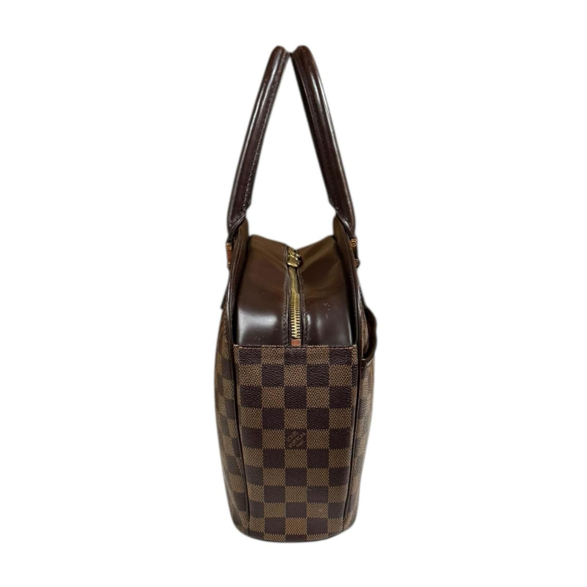 Louis Vuitton Pre-owned Louis Vuitton Saria Horizontal Damier Handbag, Canvas N51282, Brown, Women's. Size ONE SIZE - 4 Thumbnail