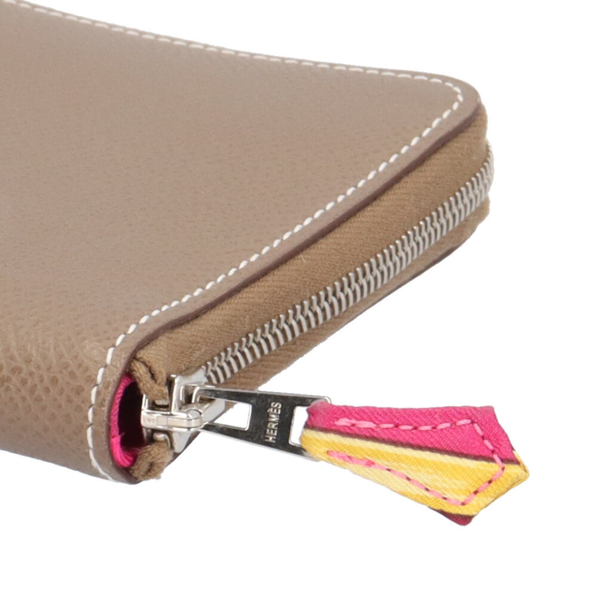 Hermes Hermès Azap Compact Silk-in Wallet/Coin Case, Epsom Leather, Men's/Women's, Pre-owned HERMES Size ONE SIZE - 7 Thumbnail