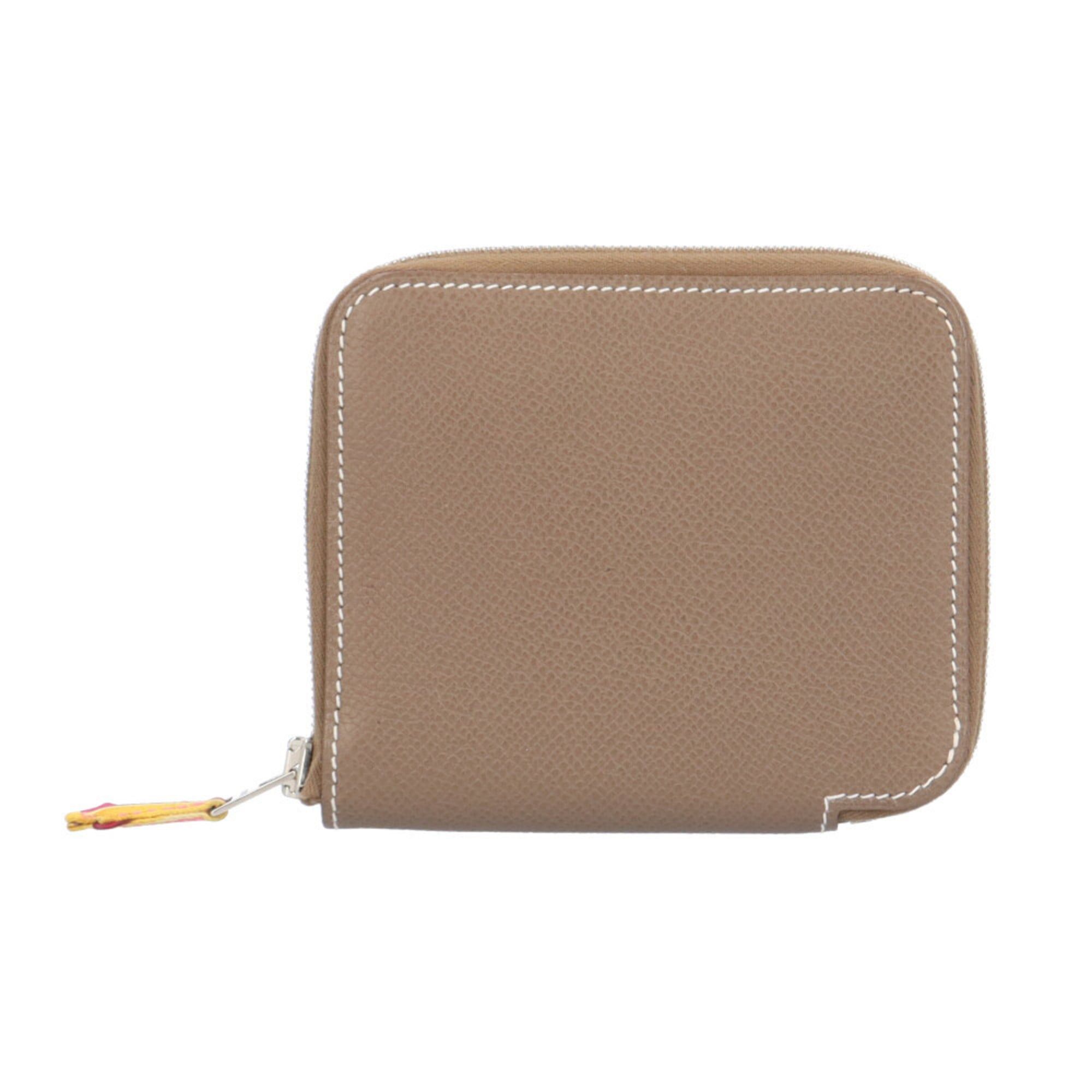 Hermes Hermès Azap Compact Silk-in Wallet/Coin Case, Epsom Leather, Men's/Women's, Pre-owned HERMES Size ONE SIZE - 2 Thumbnail