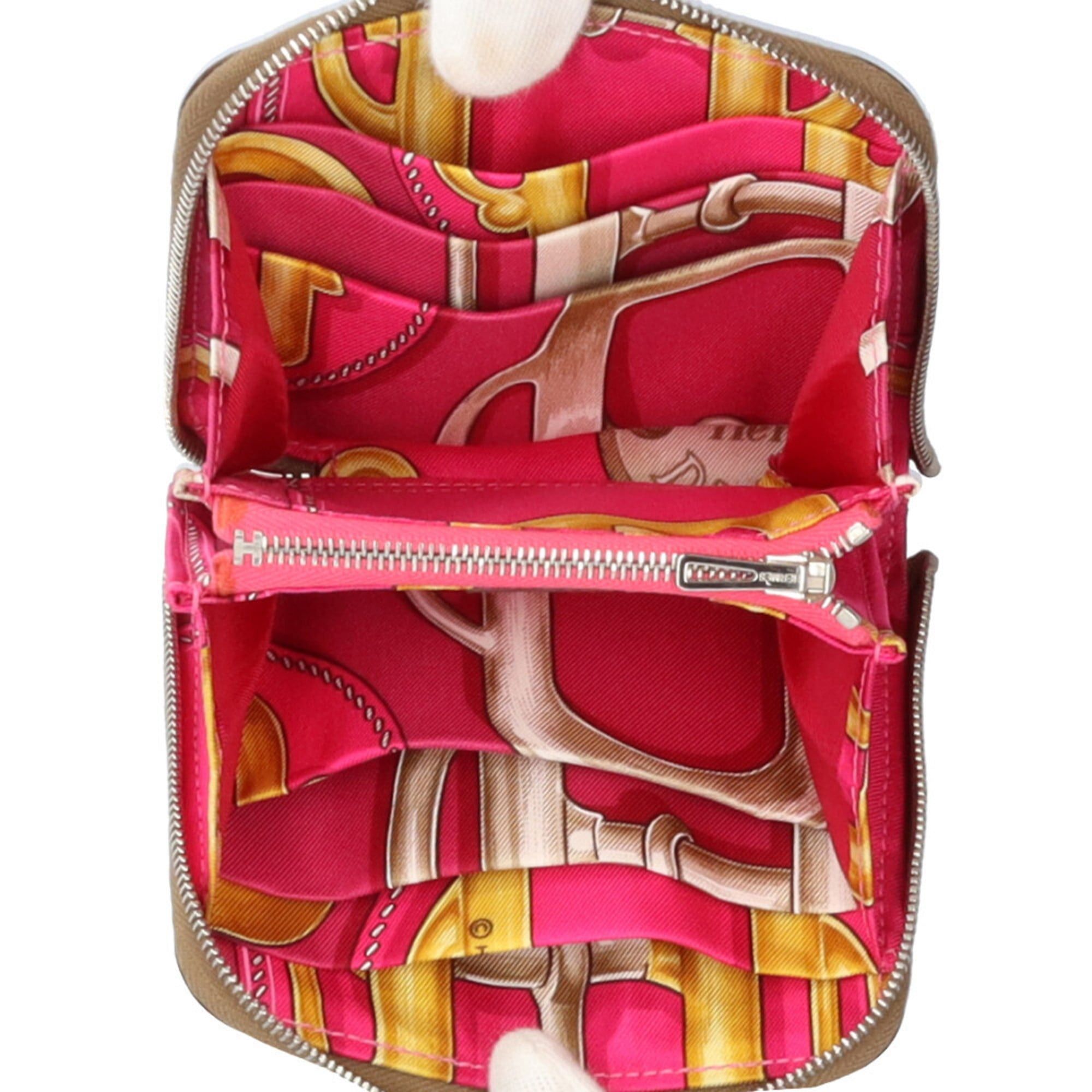 Hermes Hermès Azap Compact Silk-in Wallet/Coin Case, Epsom Leather, Men's/Women's, Pre-owned HERMES Size ONE SIZE - 5 Thumbnail