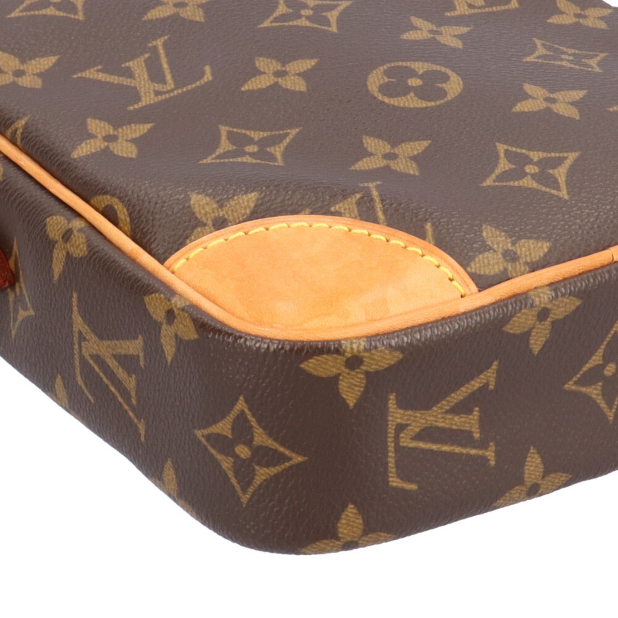 Louis Vuitton Pre-owned Louis Vuitton Danube Monogram Shoulder Bag in Canvas (M45266) Brown. Women's. Size ONE SIZE - 9 Thumbnail