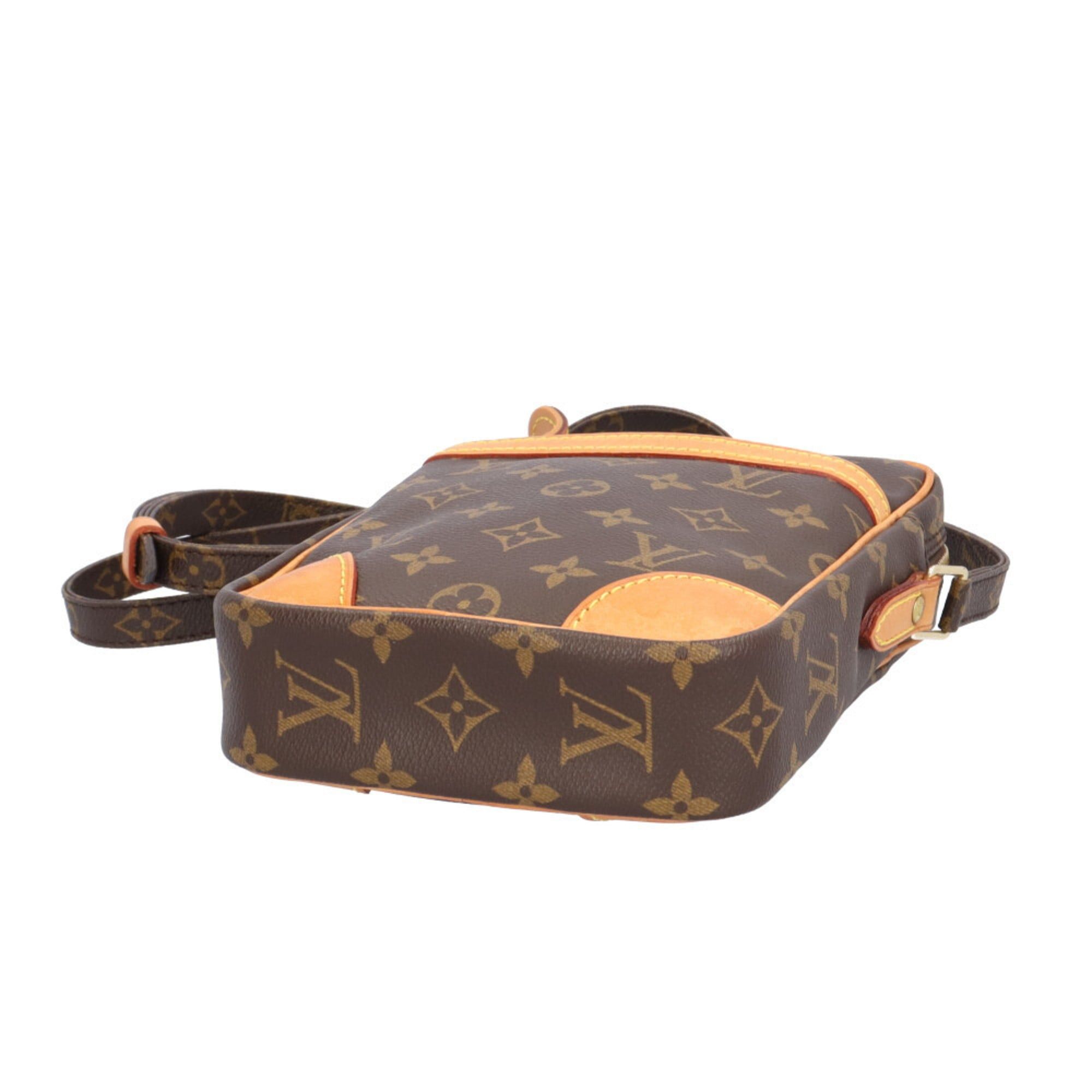 Louis Vuitton Pre-owned Louis Vuitton Danube Monogram Shoulder Bag in Canvas (M45266) Brown. Women's. Size ONE SIZE - 5 Thumbnail