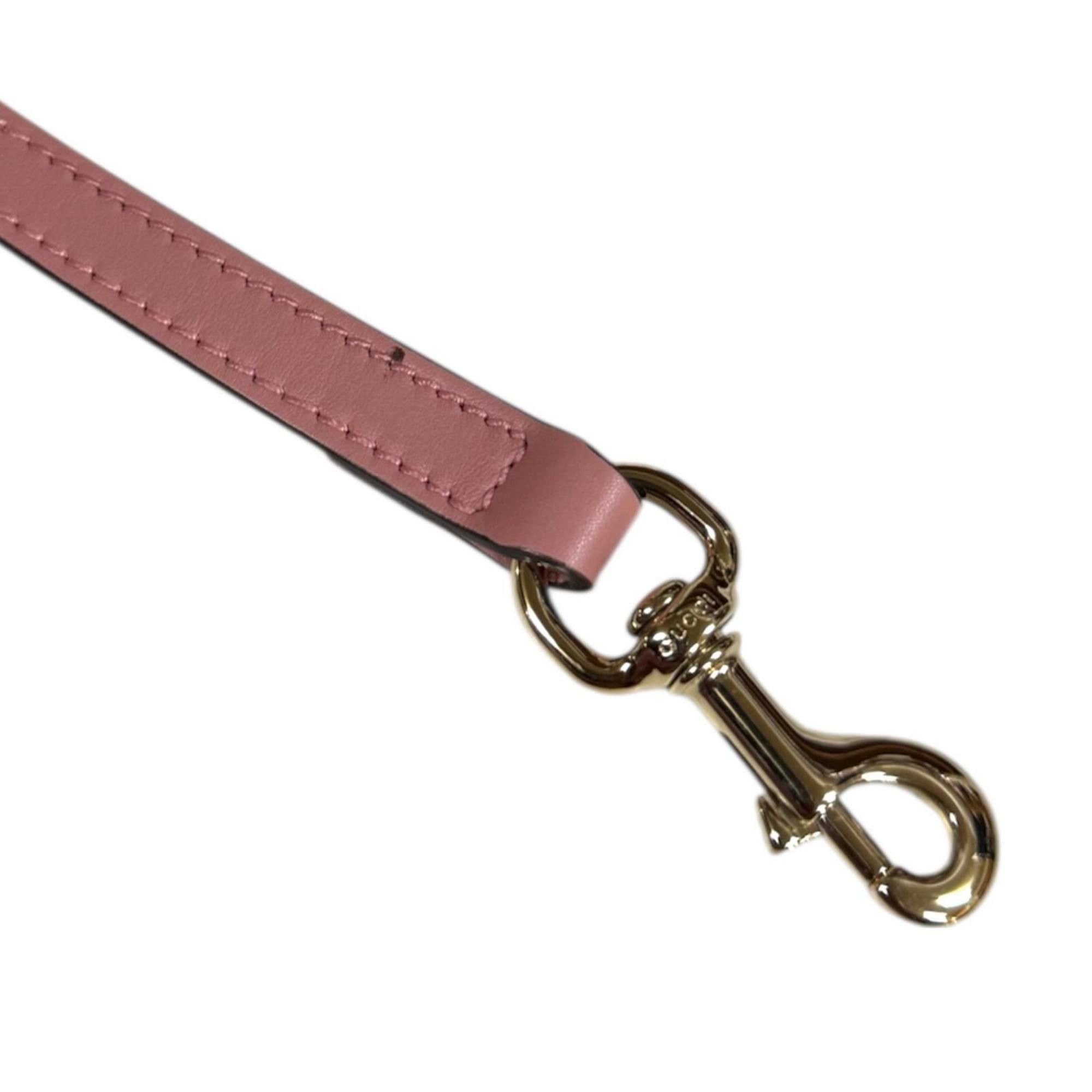 Gucci Gucci Micro Guccissima Shoulder Bag, Leather 449655, Pink, Women's, Pre-owned, 2-Way Size ONE SIZE - 18 Thumbnail