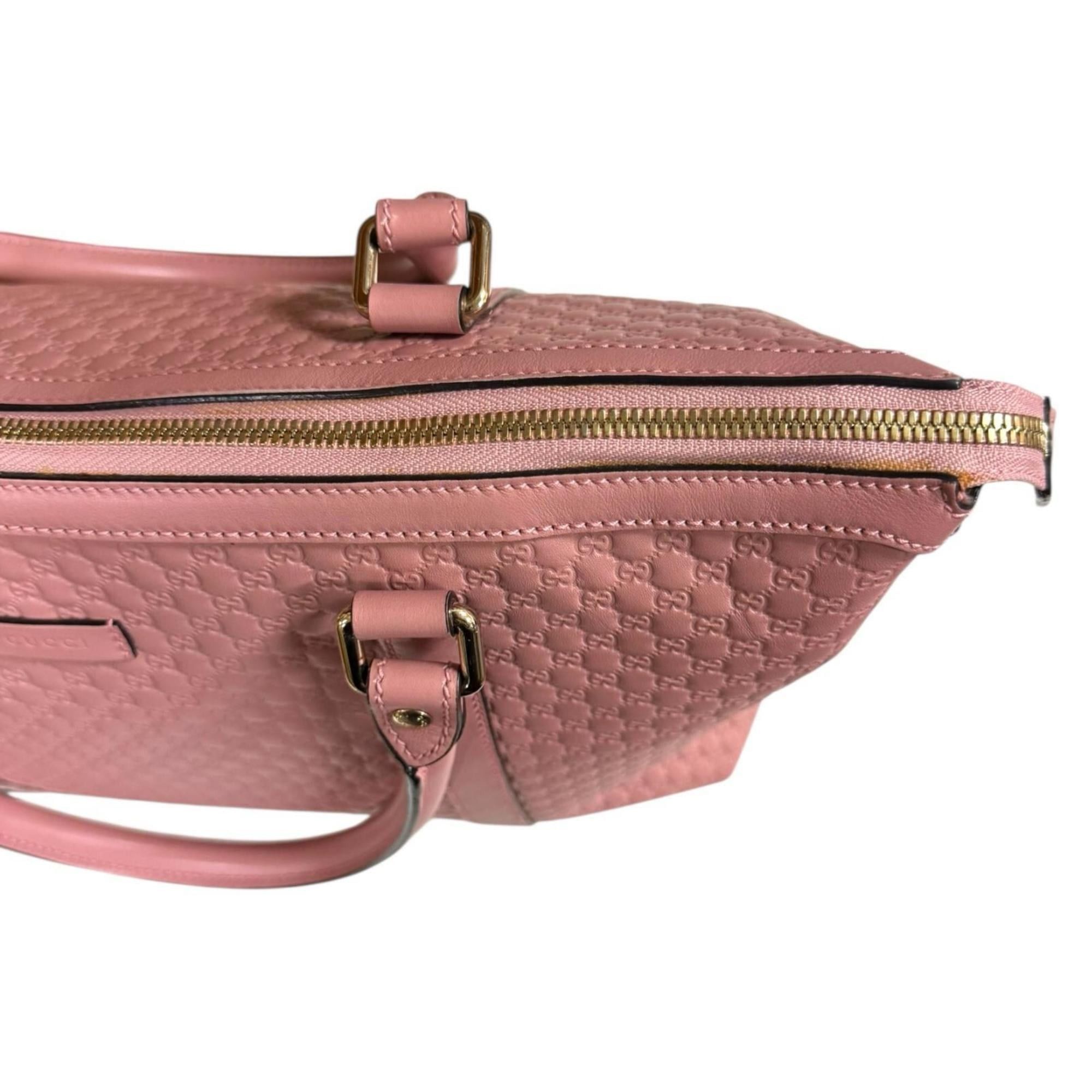 Gucci Gucci Micro Guccissima Shoulder Bag, Leather 449655, Pink, Women's, Pre-owned, 2-Way Size ONE SIZE - 12 Thumbnail
