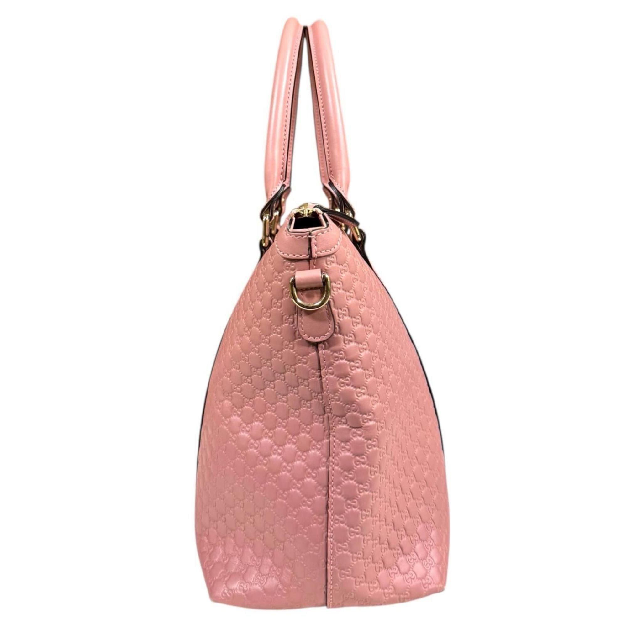Gucci Gucci Micro Guccissima Shoulder Bag, Leather 449655, Pink, Women's, Pre-owned, 2-Way Size ONE SIZE - 4 Thumbnail