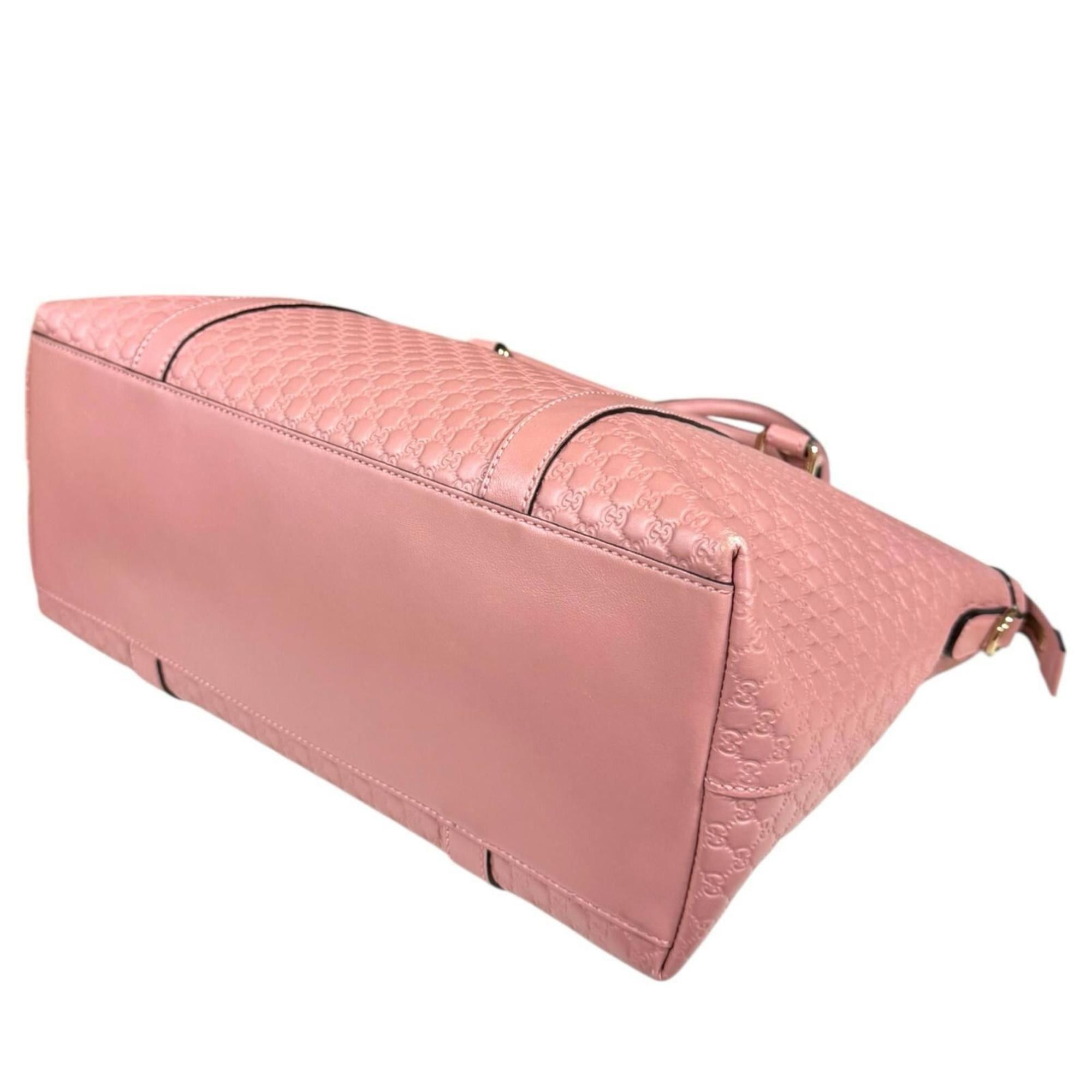 Gucci Gucci Micro Guccissima Shoulder Bag, Leather 449655, Pink, Women's, Pre-owned, 2-Way Size ONE SIZE - 7 Thumbnail
