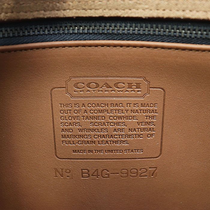 Coach Coach Coach Old Coach Leather 2way Shoulder Bag Leather Shoulder Bag B4G-9927 DUTY FREE for USA Size ONE SIZE - 2 Thumbnail