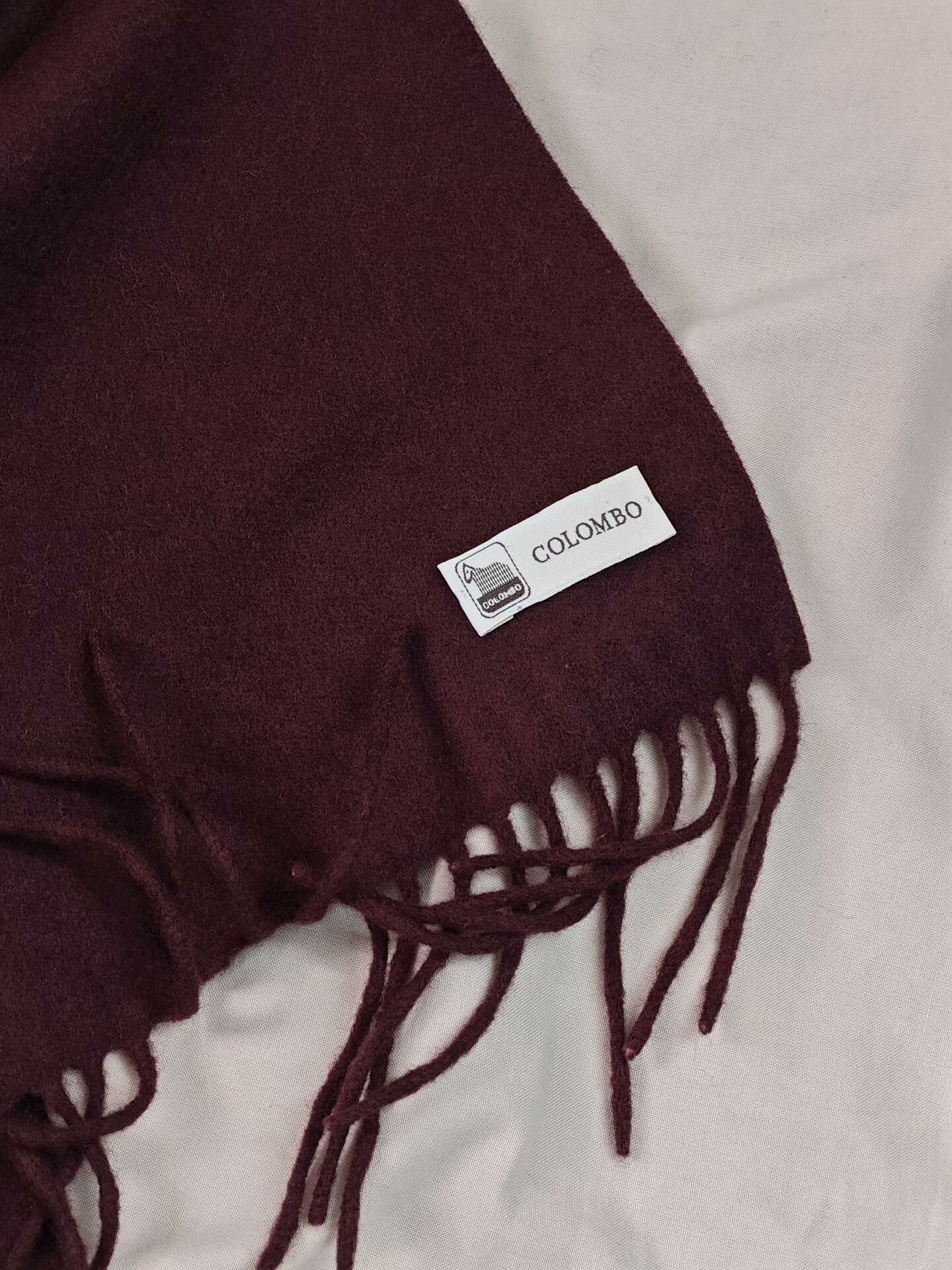 Colombo Colombo Purple Cashmere Scarf from Italy Size ONE SIZE - 3 Thumbnail