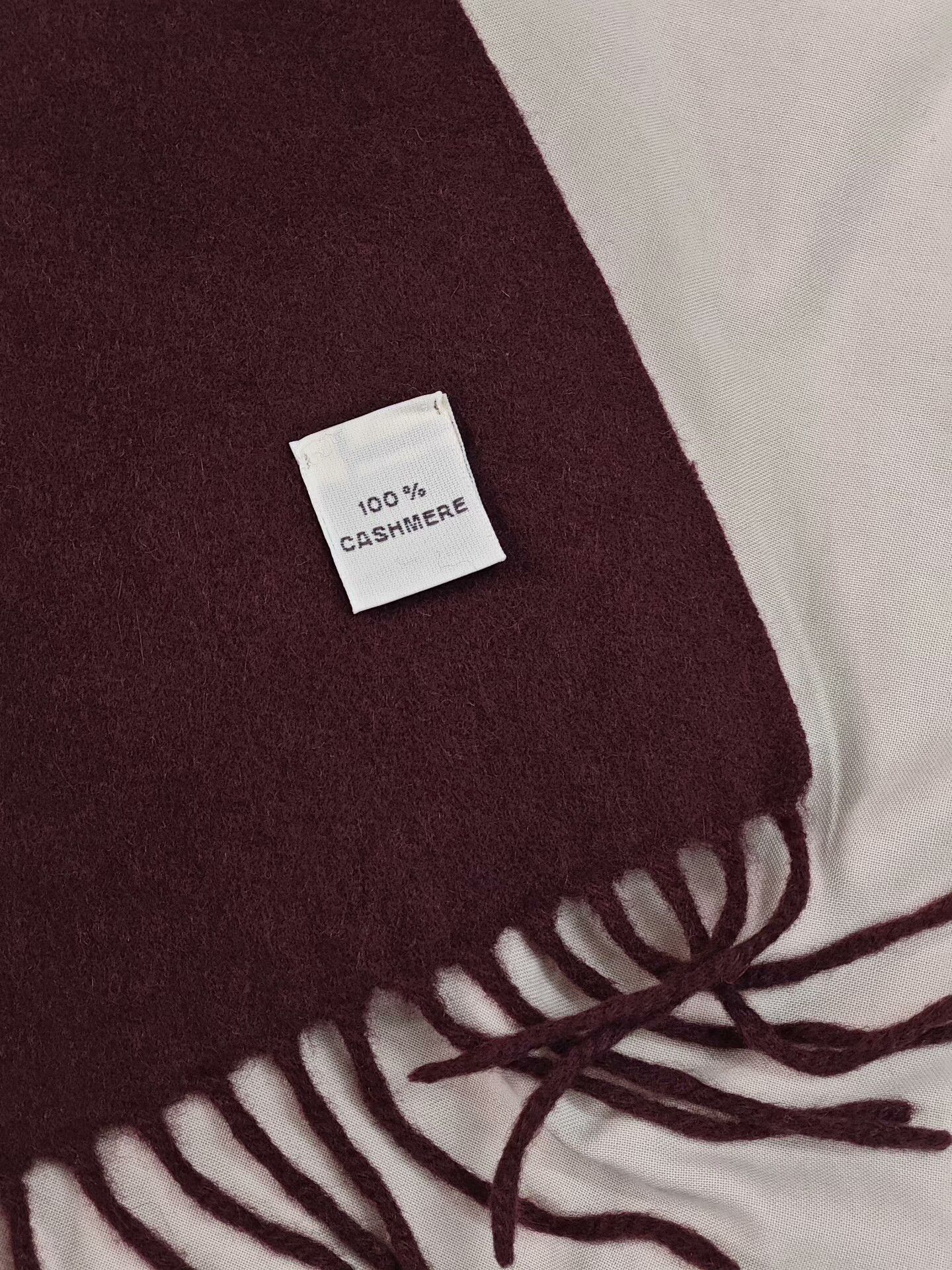 Colombo Colombo Purple Cashmere Scarf from Italy Size ONE SIZE - 4 Thumbnail