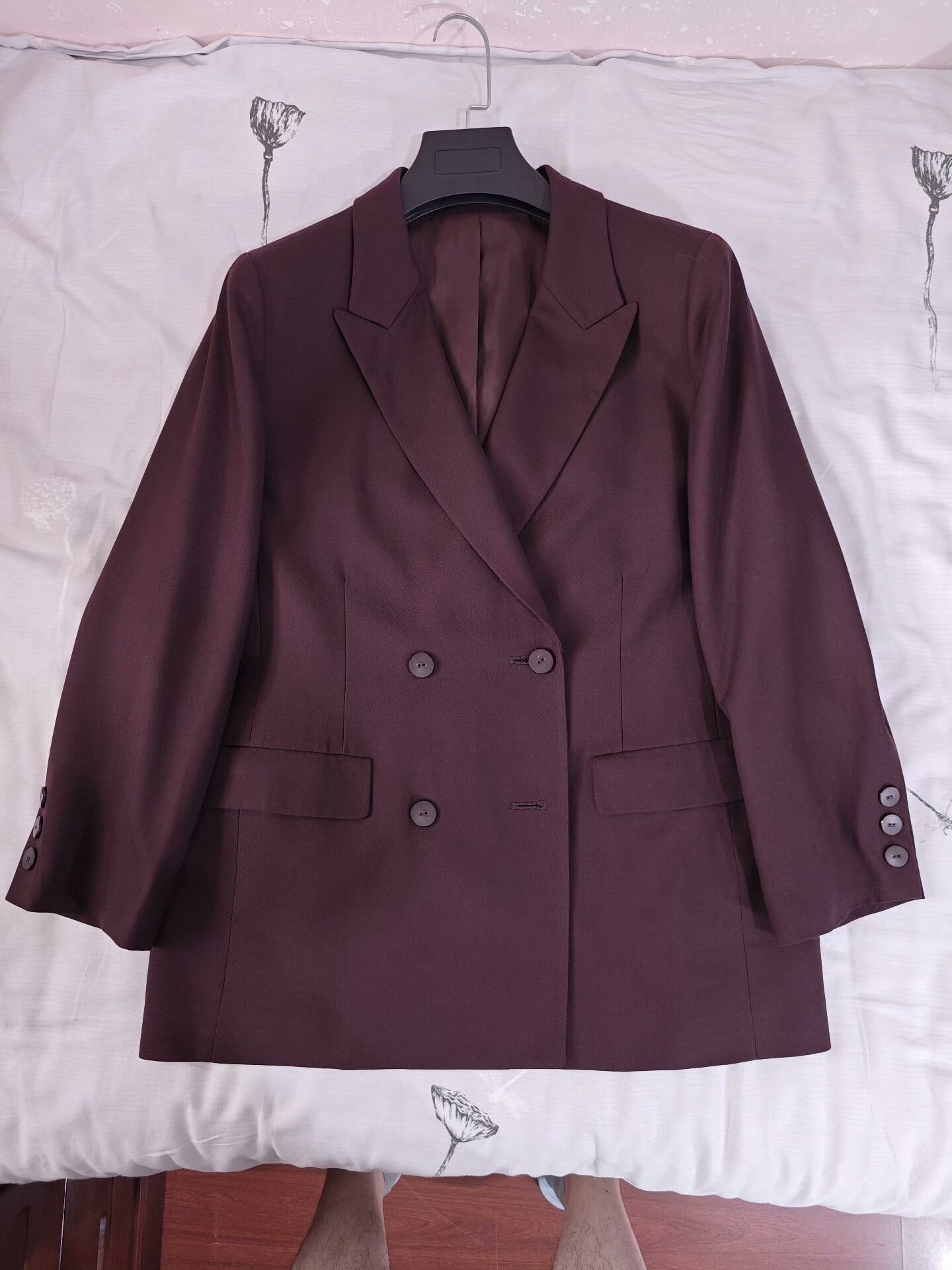 Colombo Double-Breasted Wool Blazer Size L / US 10 / IT 46 - 5 Thumbnail