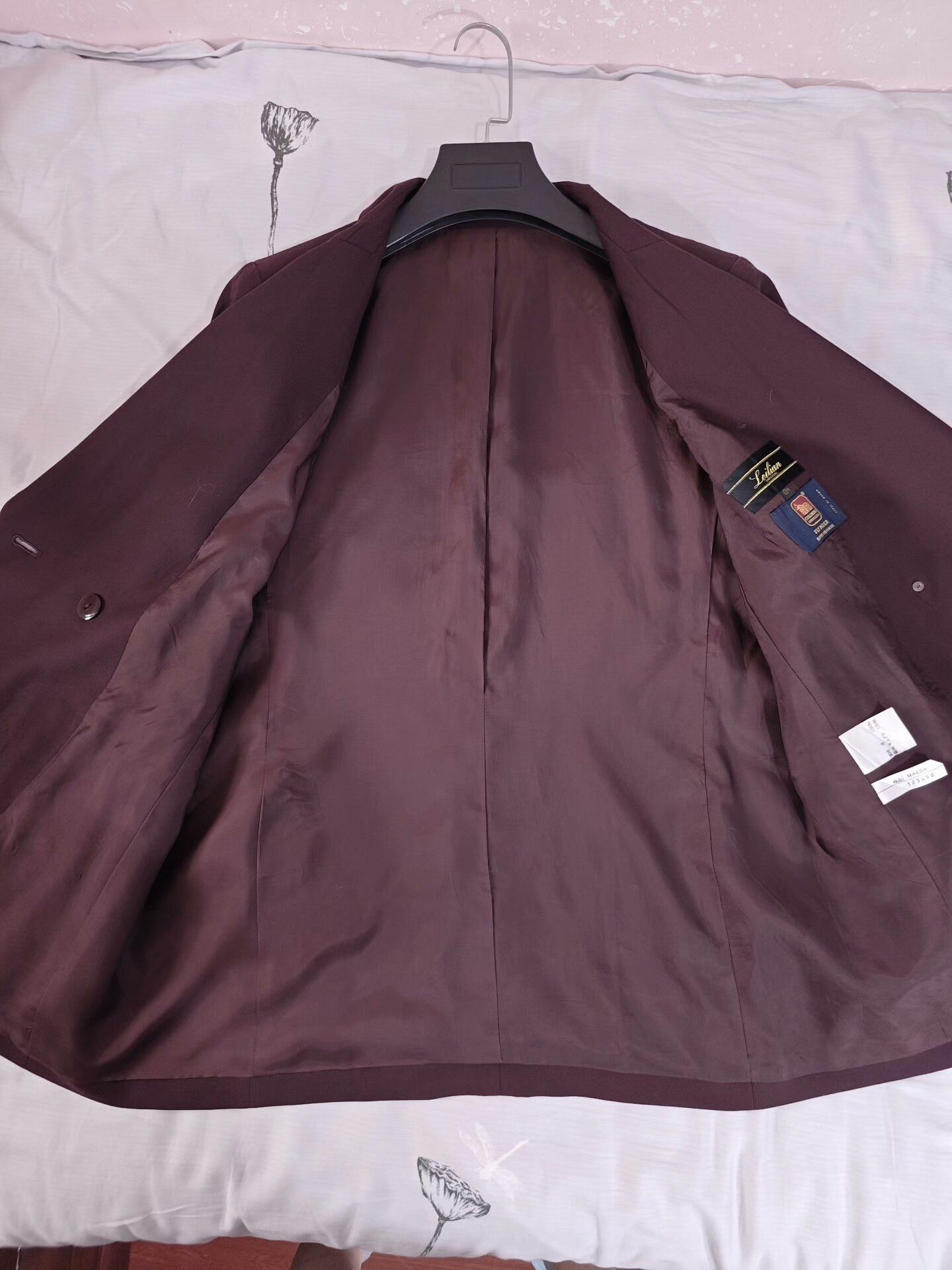 Colombo Double-Breasted Wool Blazer Size L / US 10 / IT 46 - 6 Thumbnail
