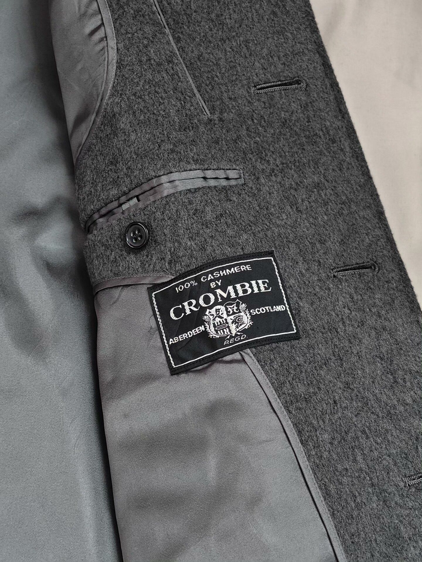 Crombie Scottish Crombie Cashmere Overcoat Size US M / EU 48-50 / 2 - 7 Thumbnail