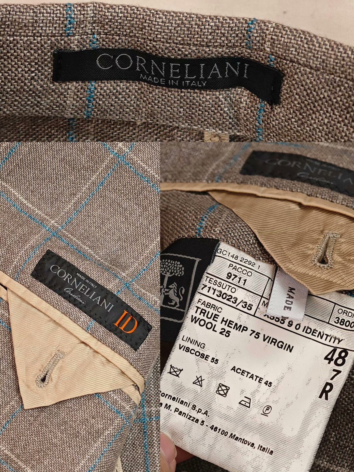 Corneliani Corneliani Italian Linen Wool Blazer Size US M / EU 48-50 / 2 - 7 Thumbnail