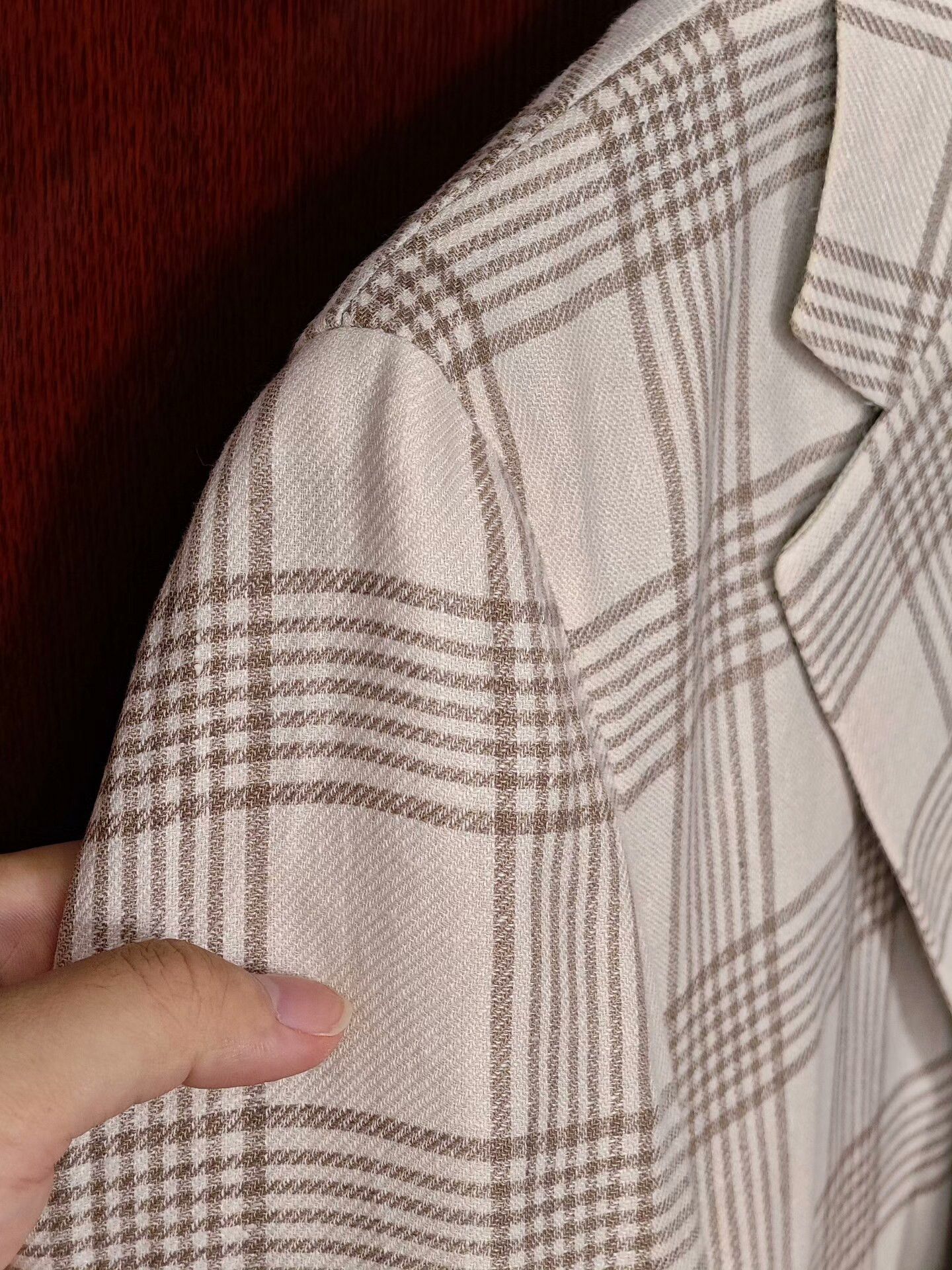 Ermenegildo Zegna Custom Italian Zegna Check Suit Jacket Size US S / EU 44-46 / 1 - 3 Thumbnail