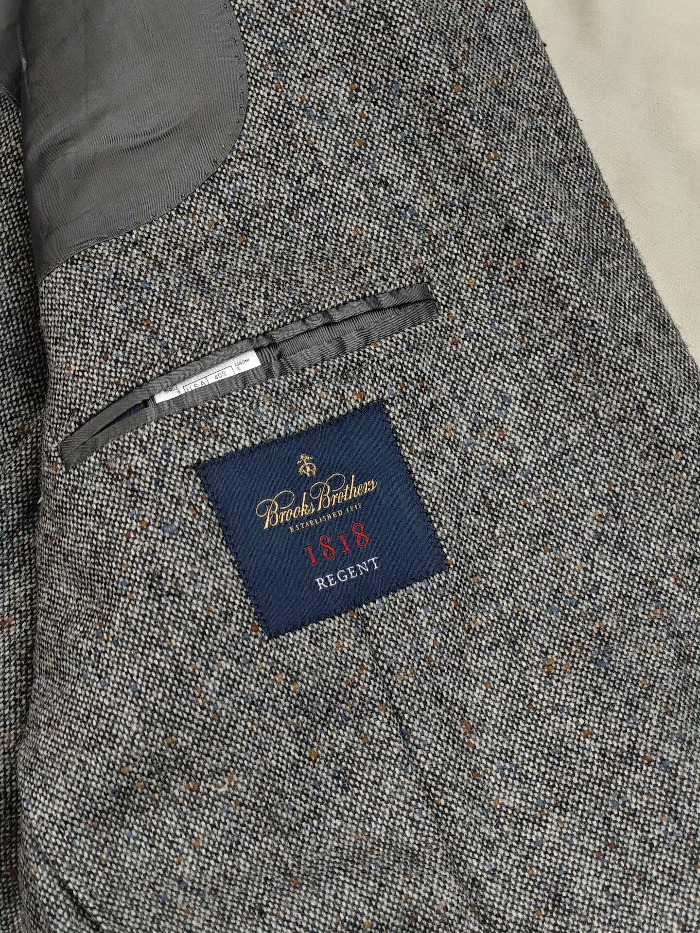 Brooks Brothers Brooks Brothers 1818 Tweed Wool Blazer Size US M / EU 48-50 / 2 - 7 Thumbnail