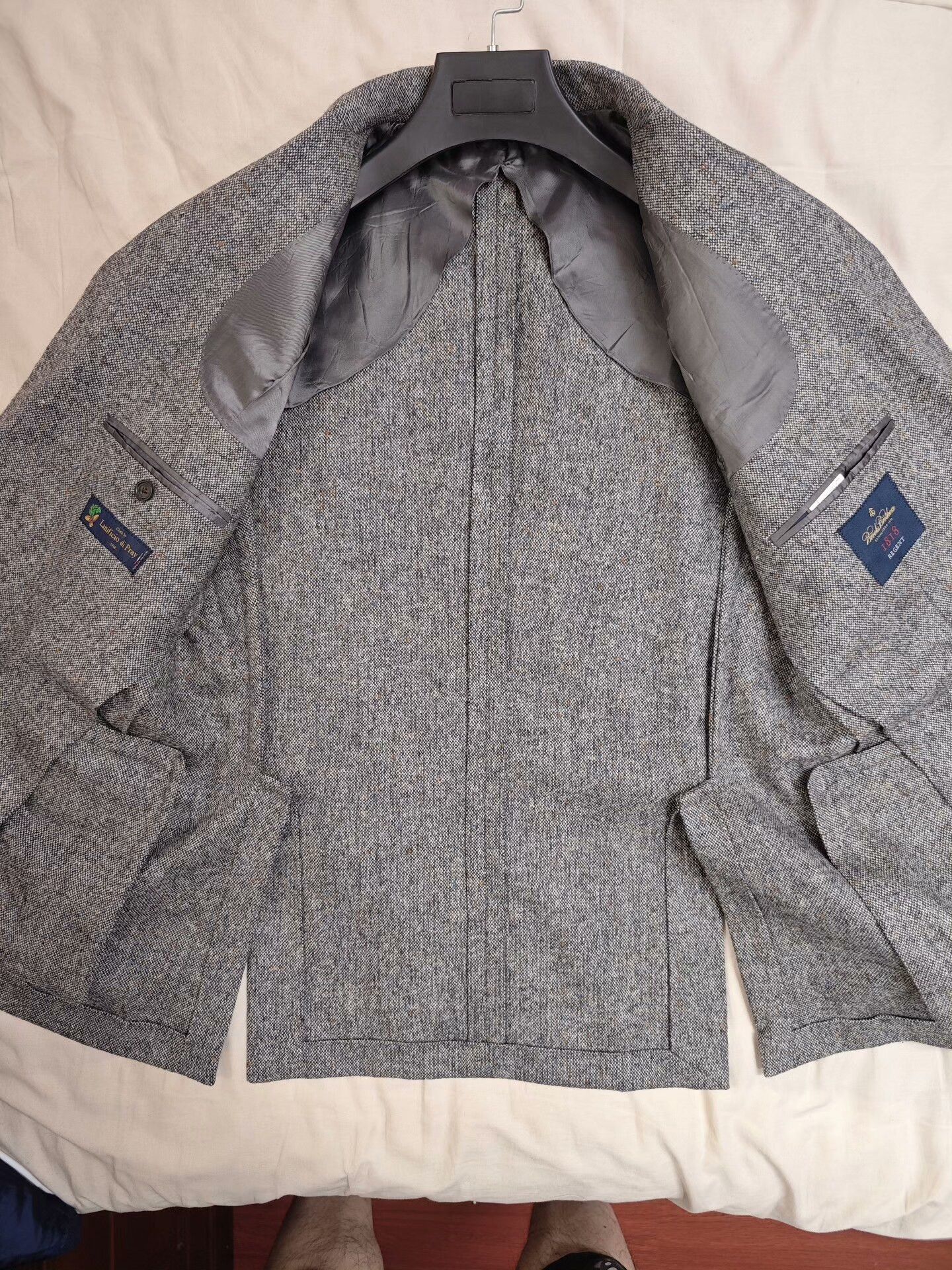 Brooks Brothers Brooks Brothers 1818 Tweed Wool Blazer Size US M / EU 48-50 / 2 - 6 Thumbnail