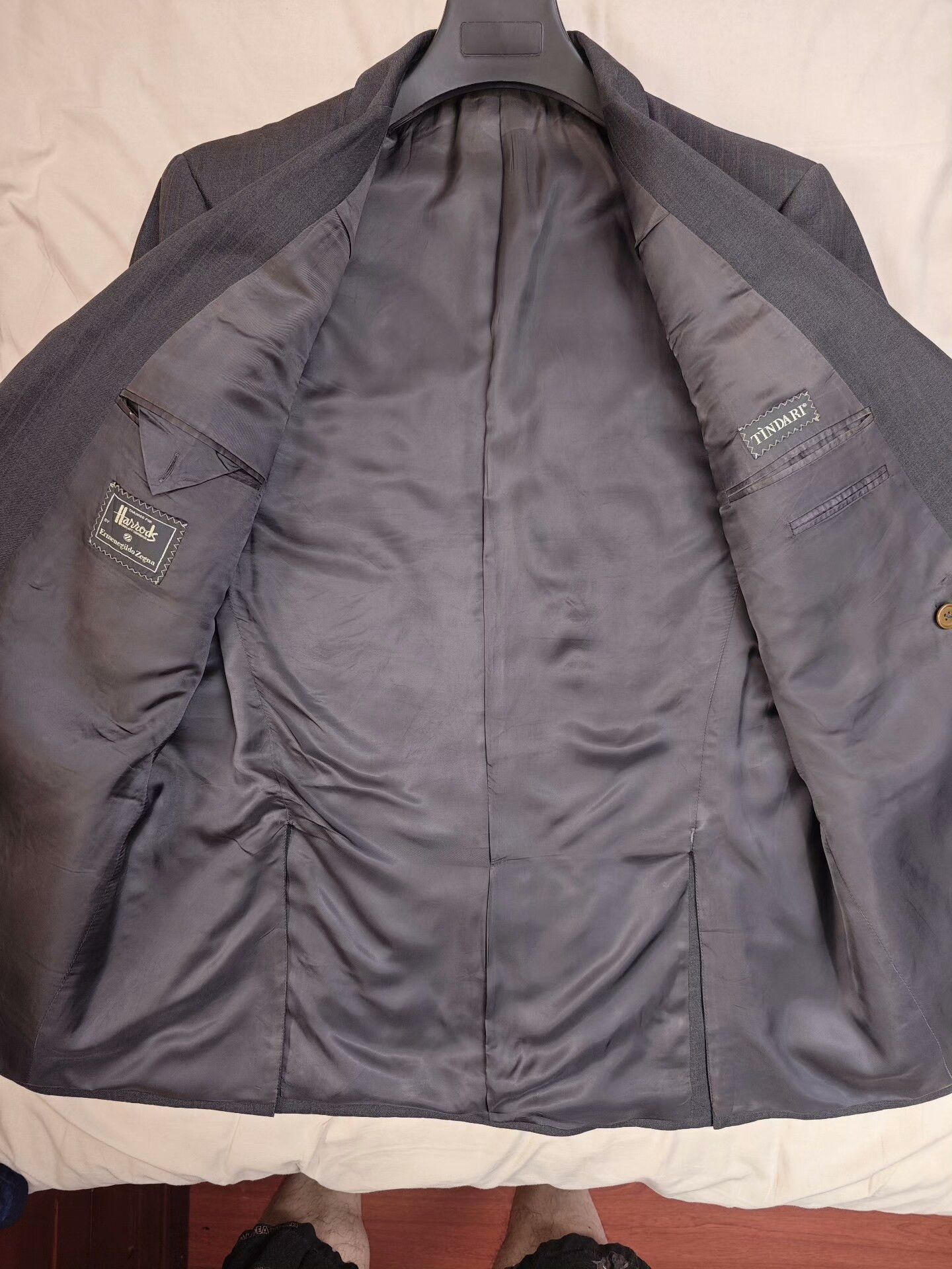 Ermenegildo Zegna Zegna Wool Double-Breasted Suit Jacket Size US M / EU 48-50 / 2 - 6 Thumbnail