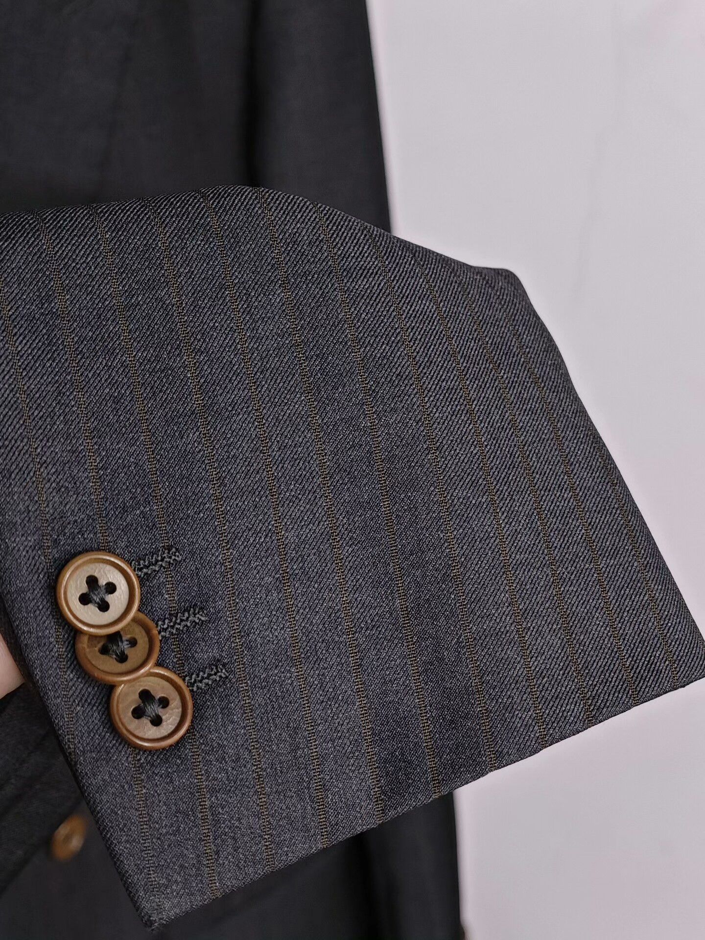 Ermenegildo Zegna Zegna Wool Double-Breasted Suit Jacket Size US M / EU 48-50 / 2 - 4 Thumbnail
