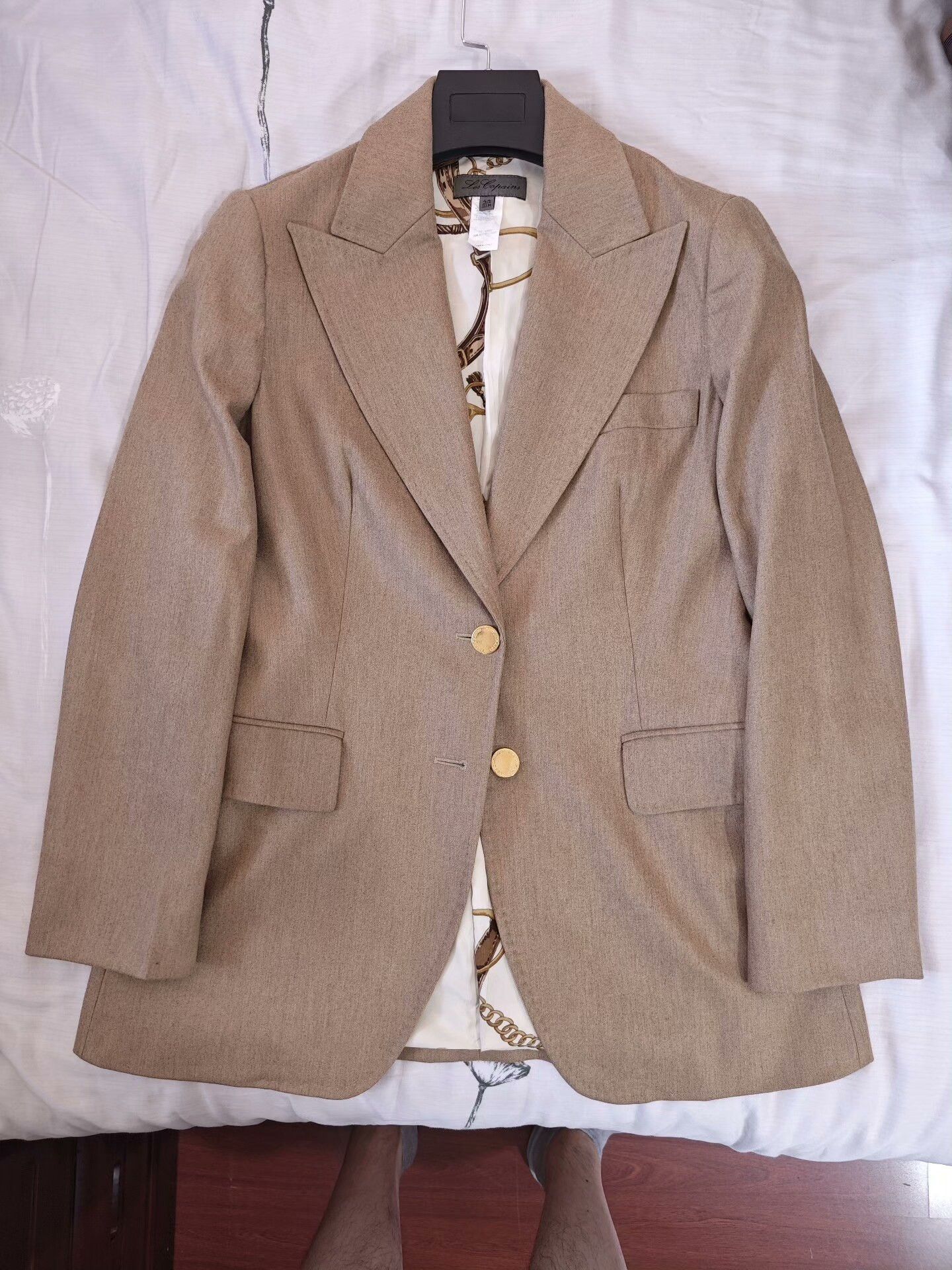 Les Copains Italian Wool Blend Blazer with Gold Buttons Size M / US 6-8 / IT 42-44 - 5 Thumbnail