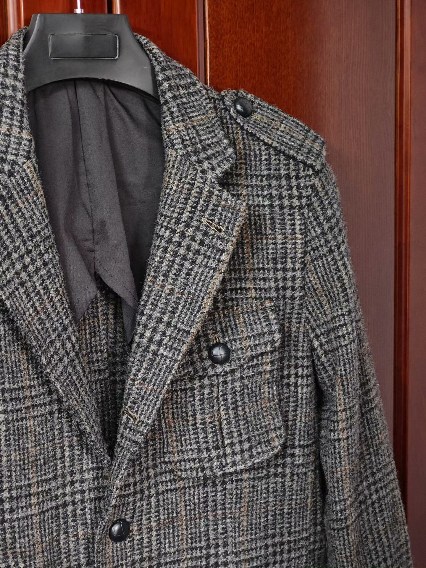 United Arrows Casual Tweed Wool Hunting Jacket Size US M / EU 48-50 / 2 - 3 Thumbnail