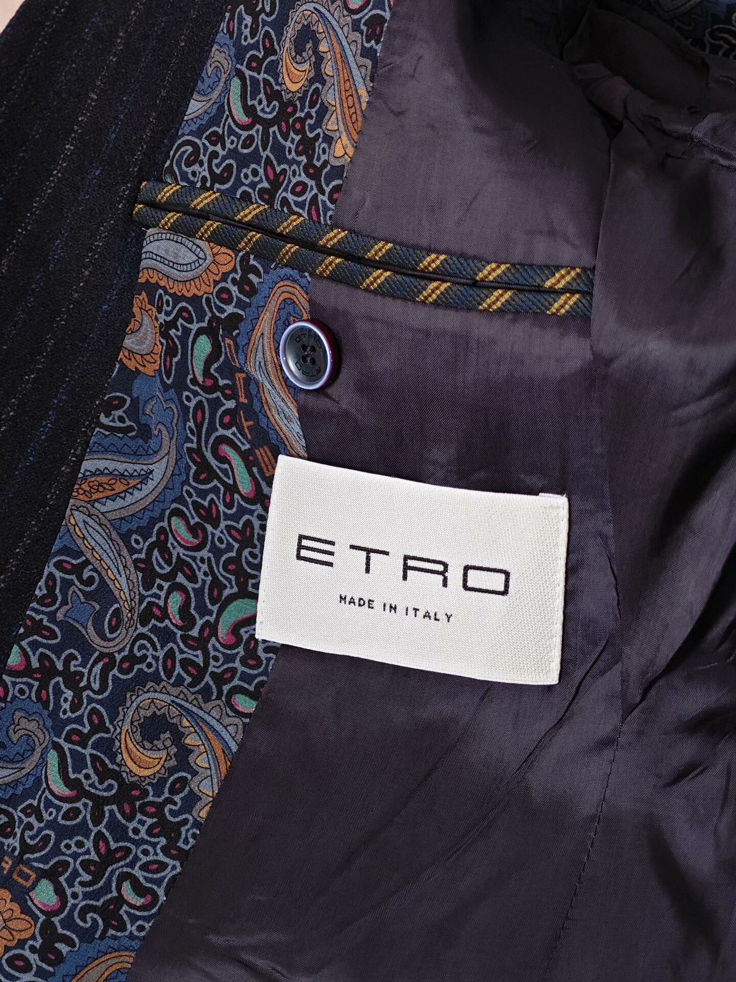 Etro Etro Italian Wool Blazer with Silk Lining Size US M / EU 48-50 / 2 - 6 Thumbnail