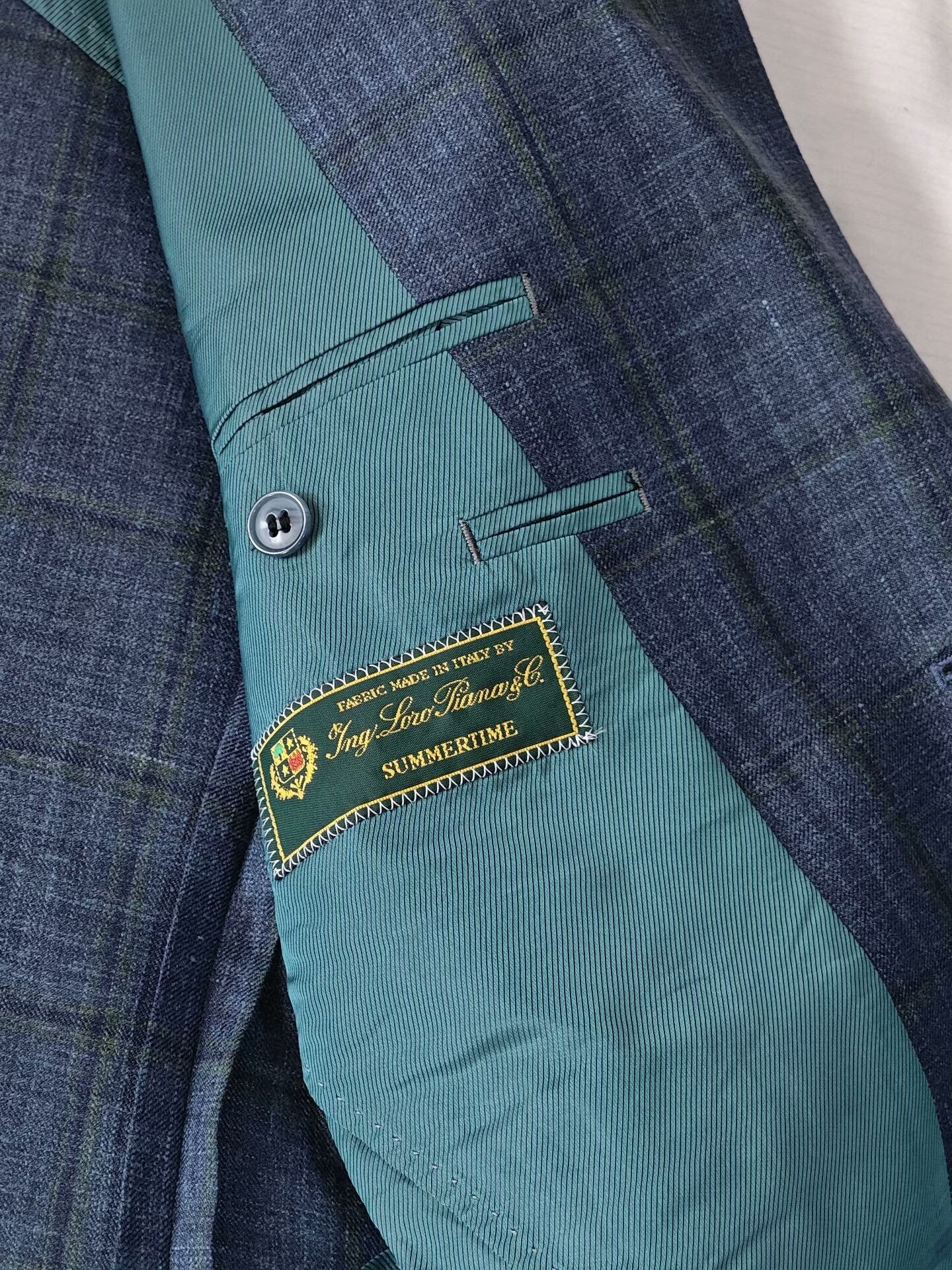 Loro Piana Loro Piana Wool Silk Linen Suit Size US M / EU 48-50 / 2 - 7 Thumbnail