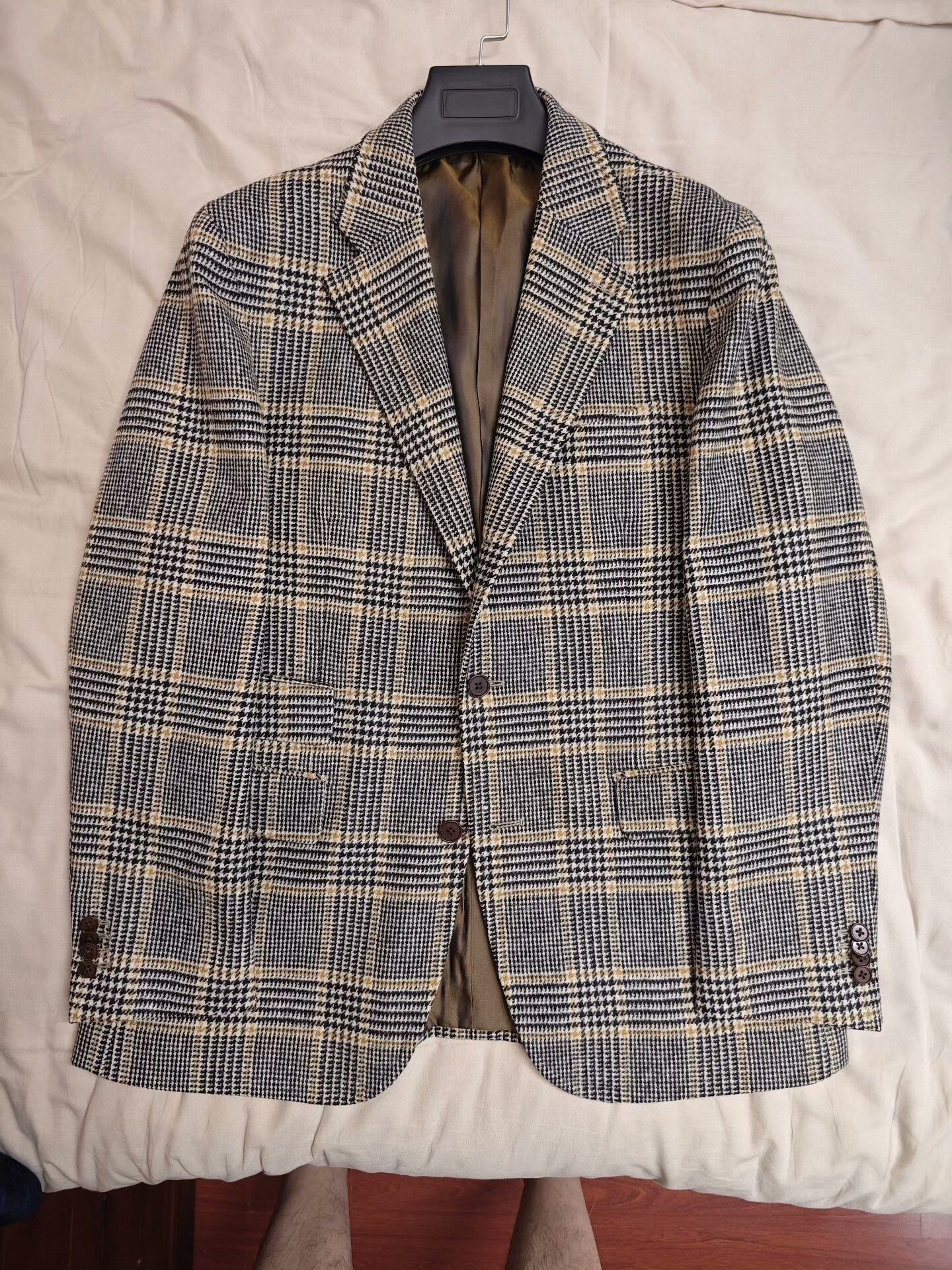 Morgano Portuguese Wool Houndstooth Blazer Size US M / EU 48-50 / 2 - 5 Thumbnail