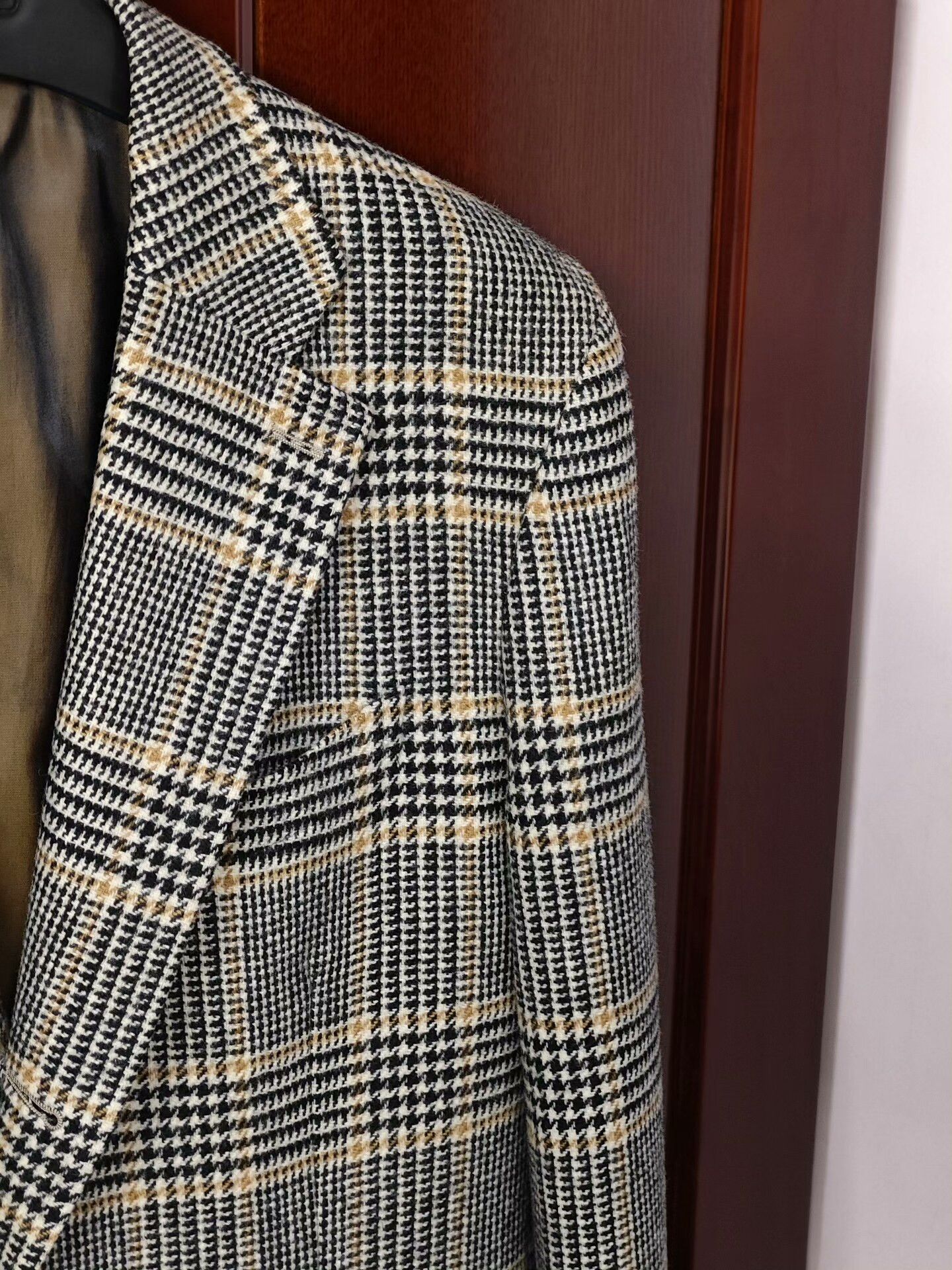 Morgano Portuguese Wool Houndstooth Blazer Size US M / EU 48-50 / 2 - 4 Thumbnail