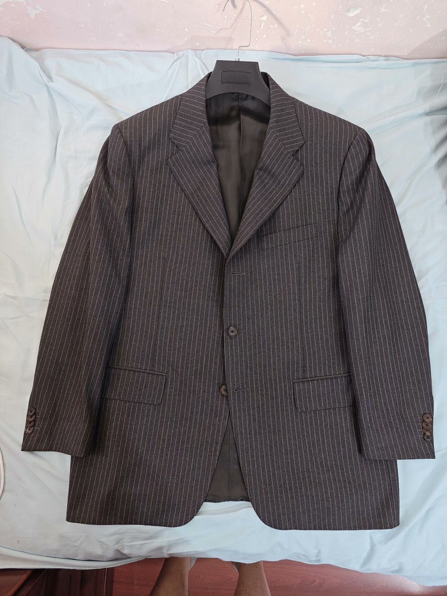 Corneliani Corneliani Italian Wool Blend Suit Jacket Size US L / EU 52-54 / 3 - 5 Thumbnail