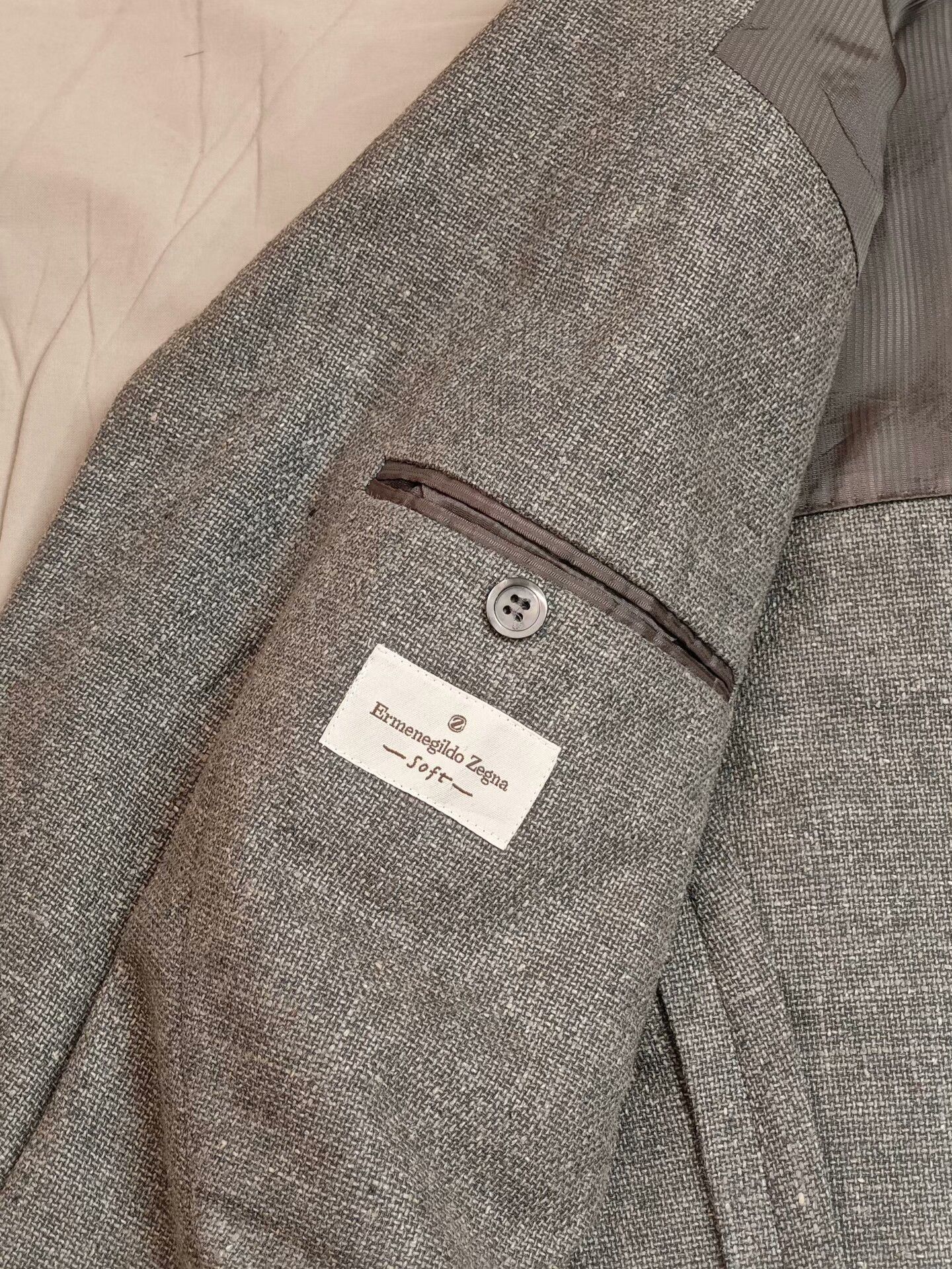 Z Zegna Zegna Wool Silk Casual Blazer Size US M / EU 48-50 / 2 - 7 Thumbnail