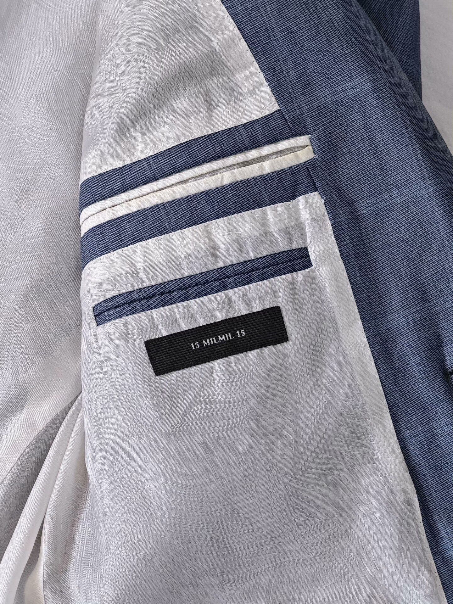 Ermenegildo Zegna Custom Blue Wool Suit by Zegna Size US XS / EU 42 / 0 - 8 Thumbnail