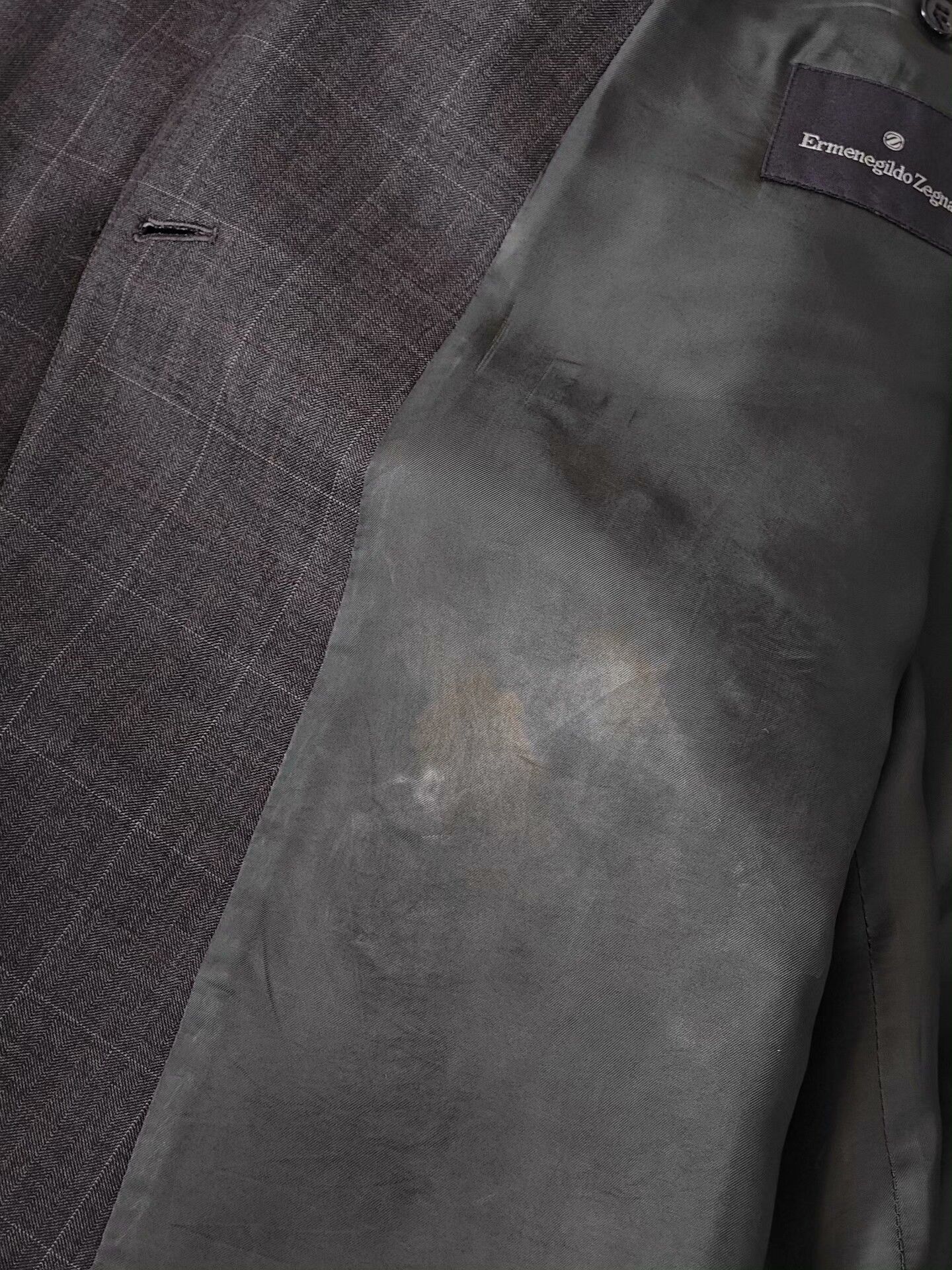 Ermenegildo Zegna Zegna Gray Double-Breasted Wool Suit Size US M / EU 48-50 / 2 - 9 Thumbnail