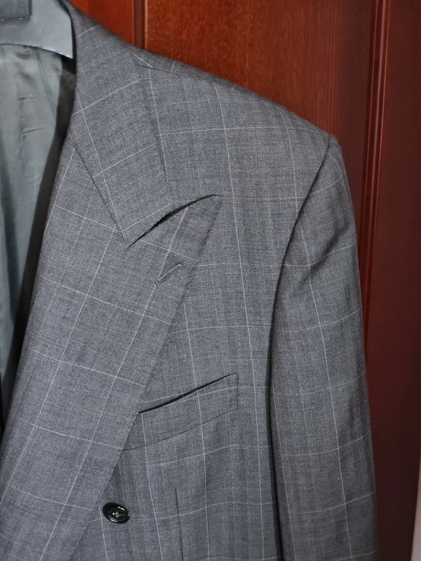 Ermenegildo Zegna Zegna Gray Double-Breasted Wool Suit Size US M / EU 48-50 / 2 - 2 Thumbnail