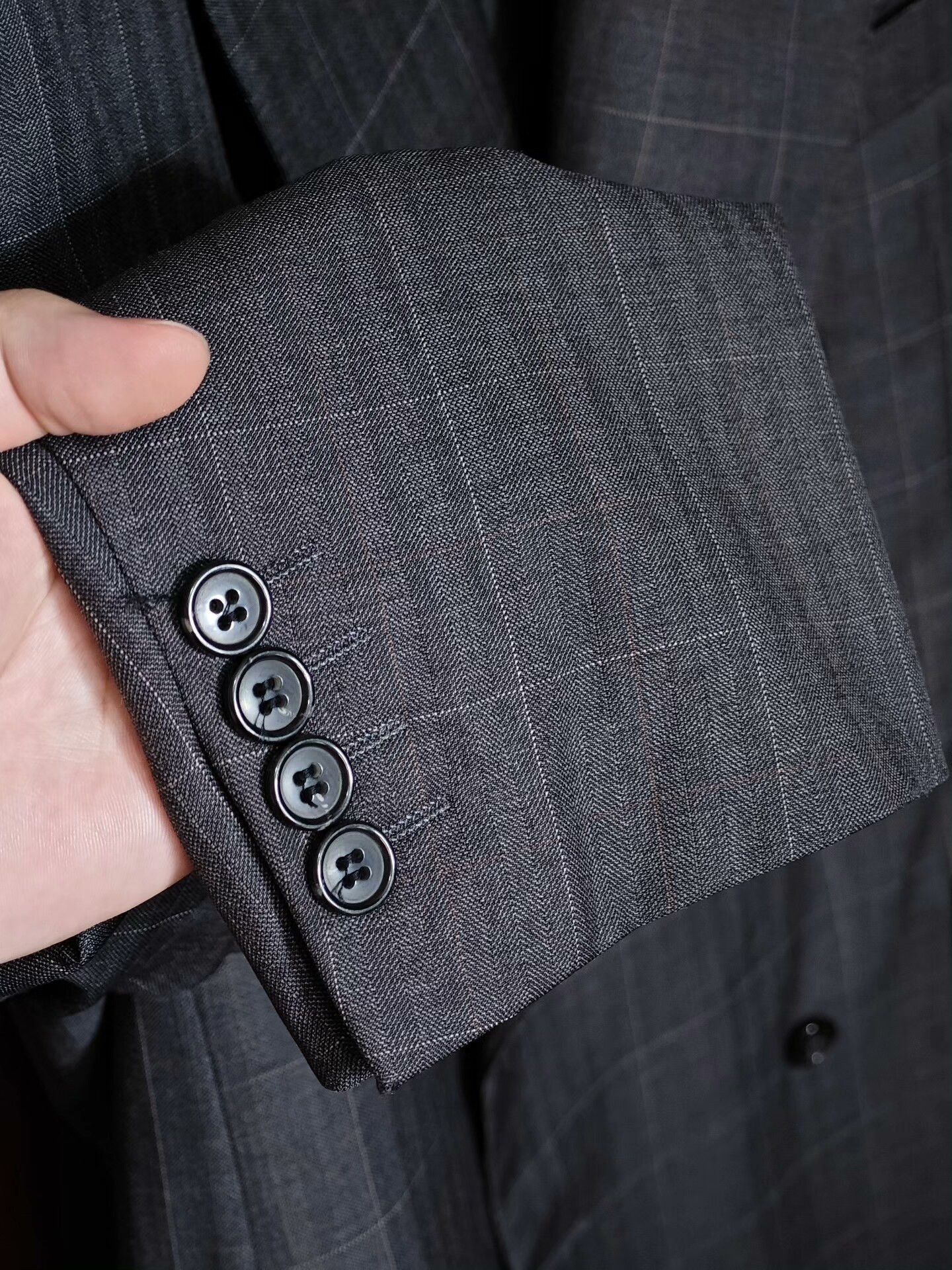 Ermenegildo Zegna Zegna Gray Double-Breasted Wool Suit Size US M / EU 48-50 / 2 - 4 Thumbnail