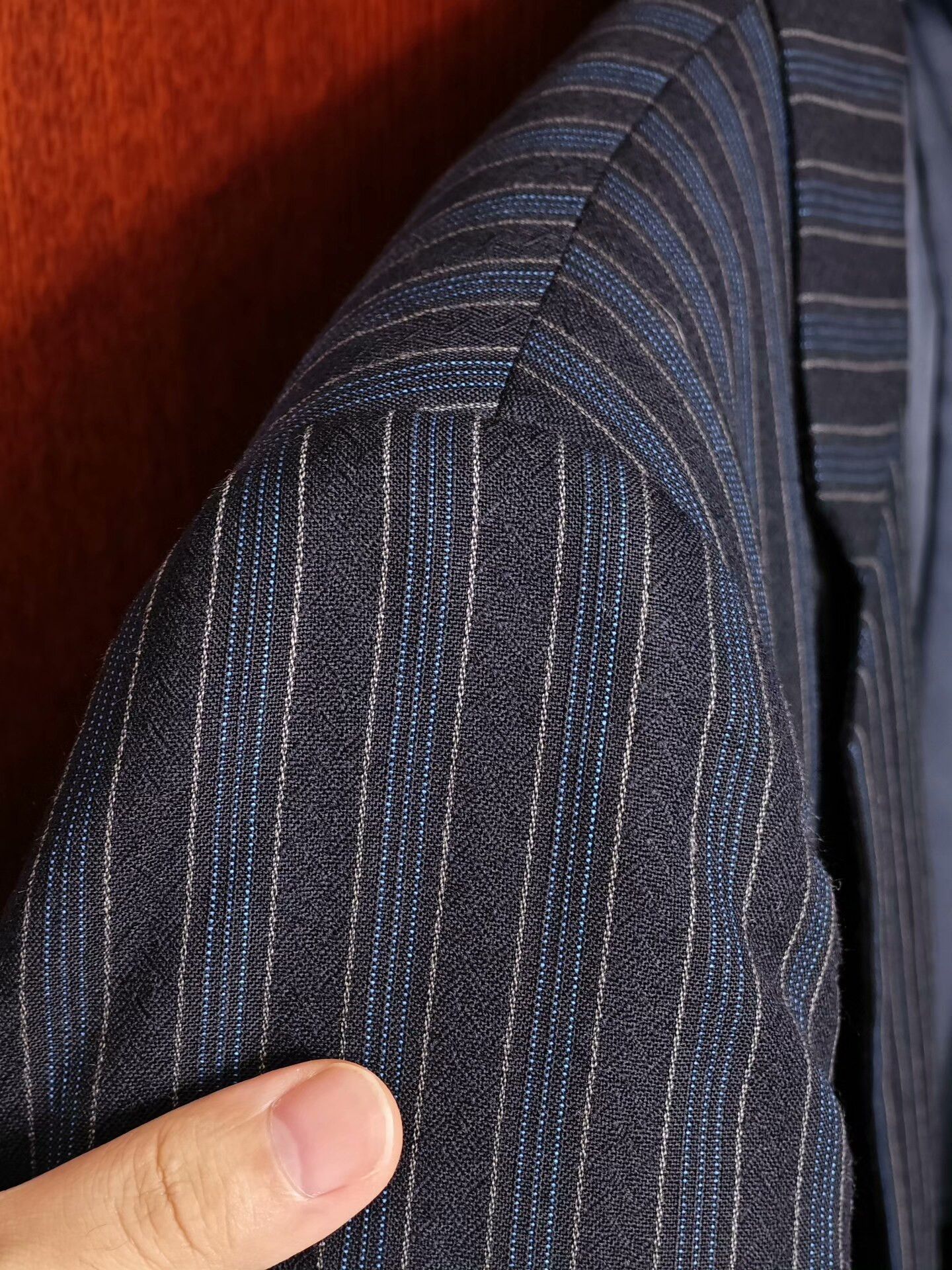 Holland & Sherry Custom Holland Sherry Wool Suit Size US L / EU 52-54 / 3 - 3 Thumbnail