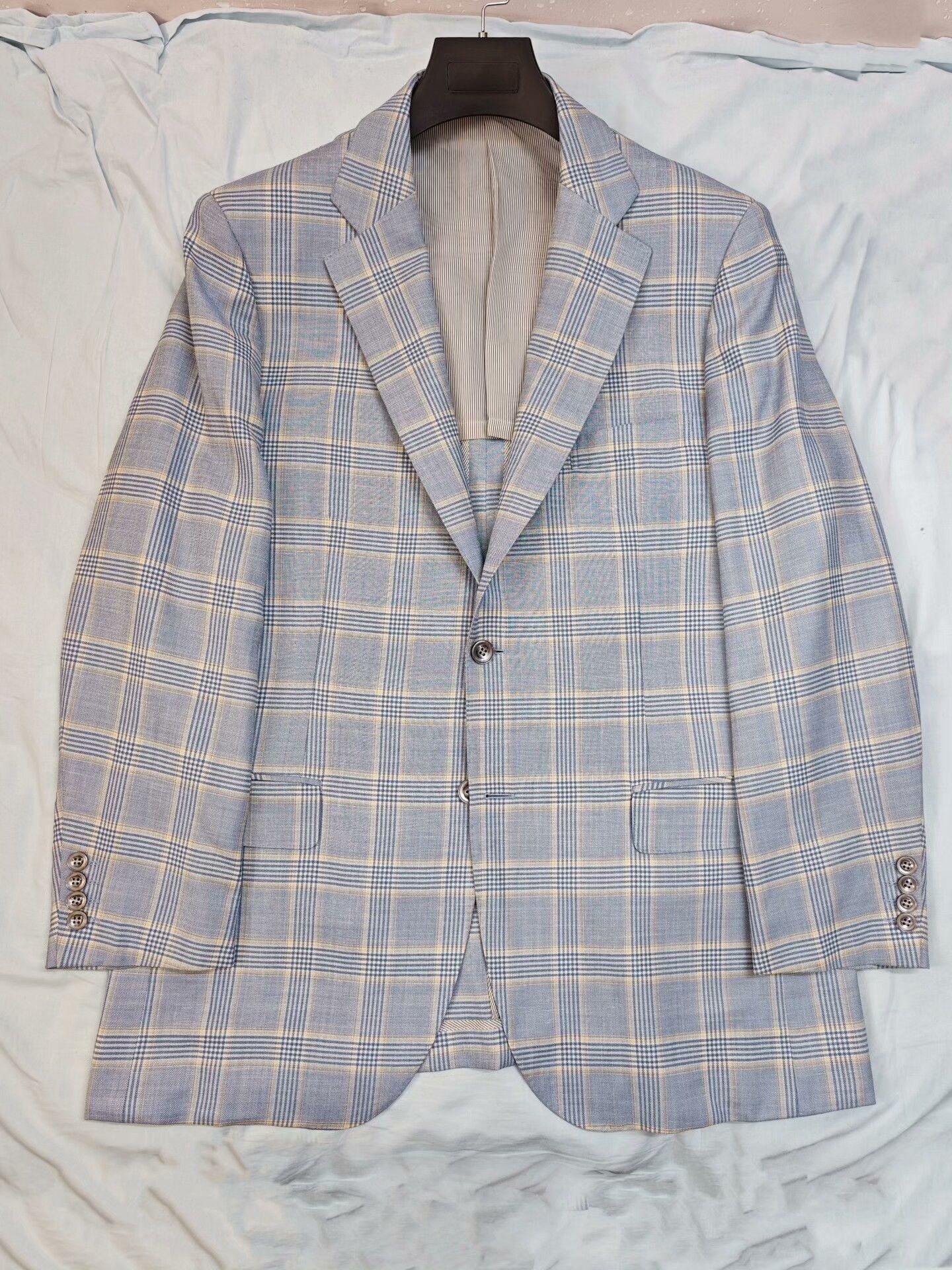 Ermenegildo Zegna Custom Zegna Trofeo Plaid Suit Jacket Size US XL / EU 56 / 4 - 6 Thumbnail