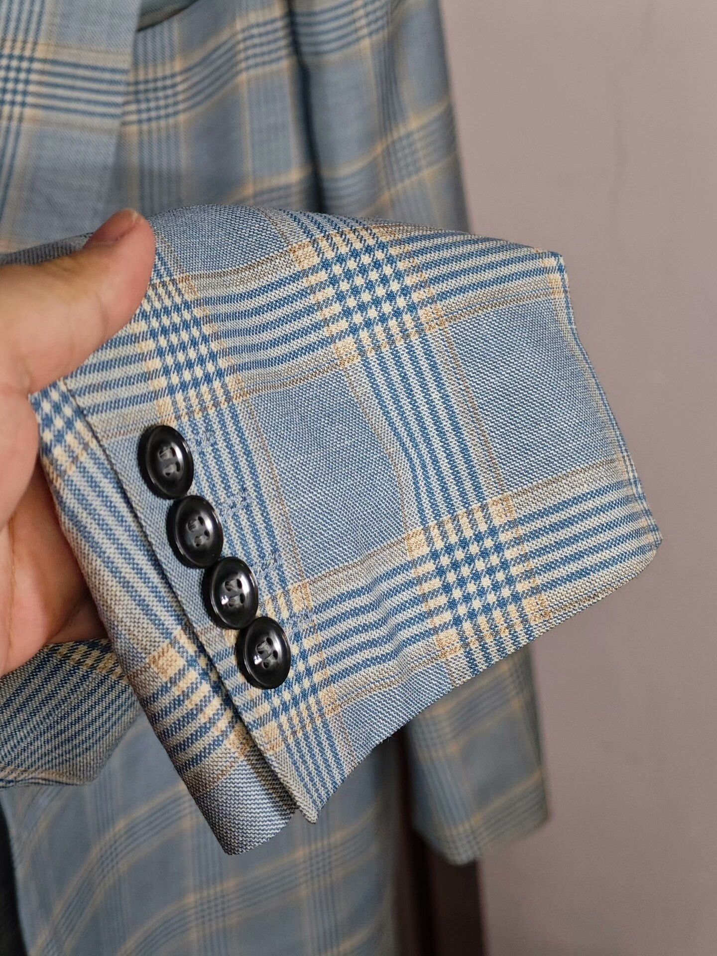 Ermenegildo Zegna Custom Zegna Trofeo Plaid Suit Jacket Size US XL / EU 56 / 4 - 4 Thumbnail