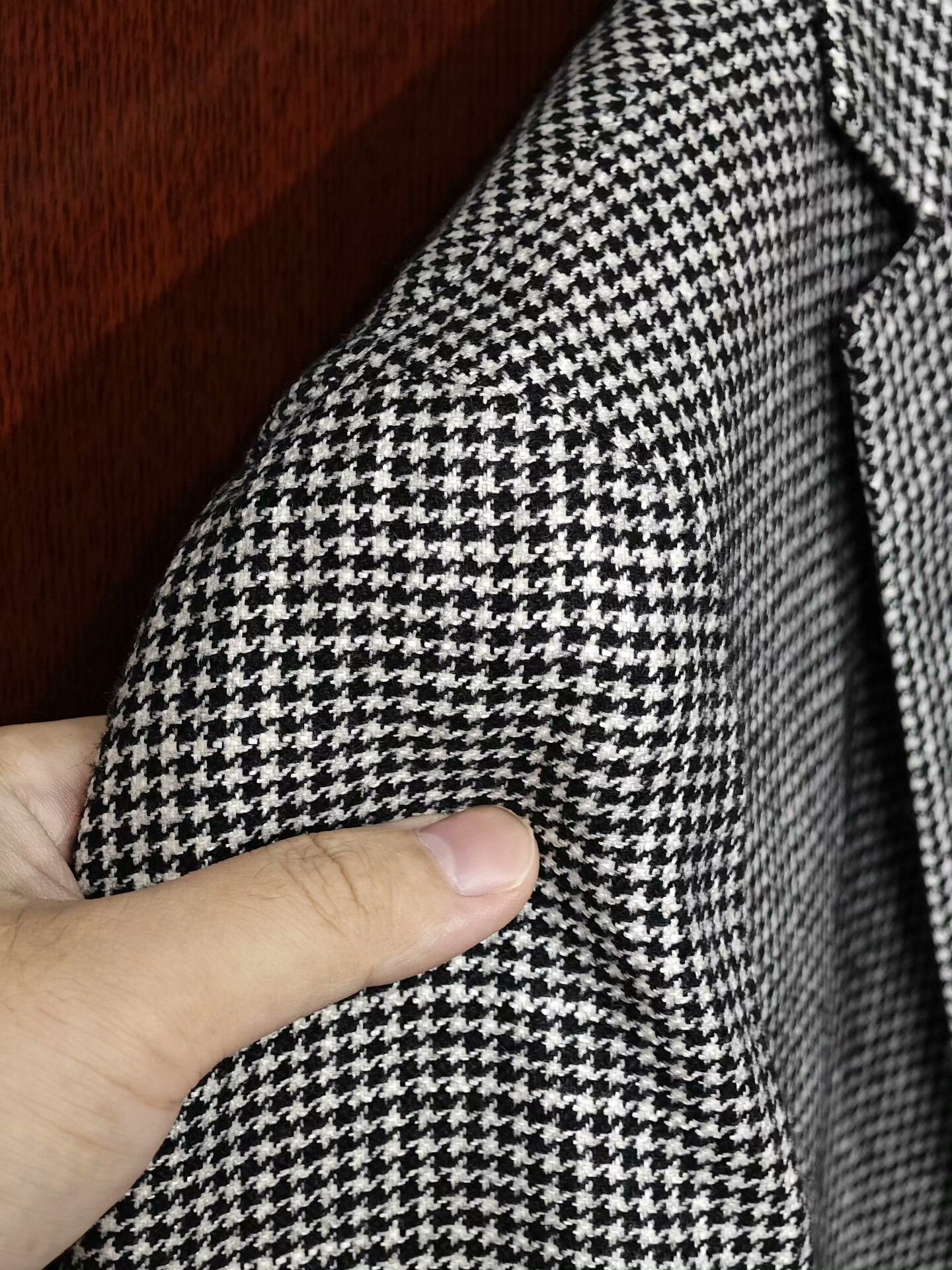 Luigi Bianchi Italian Black and White Check Blazer Size US M / EU 48-50 / 2 - 3 Thumbnail