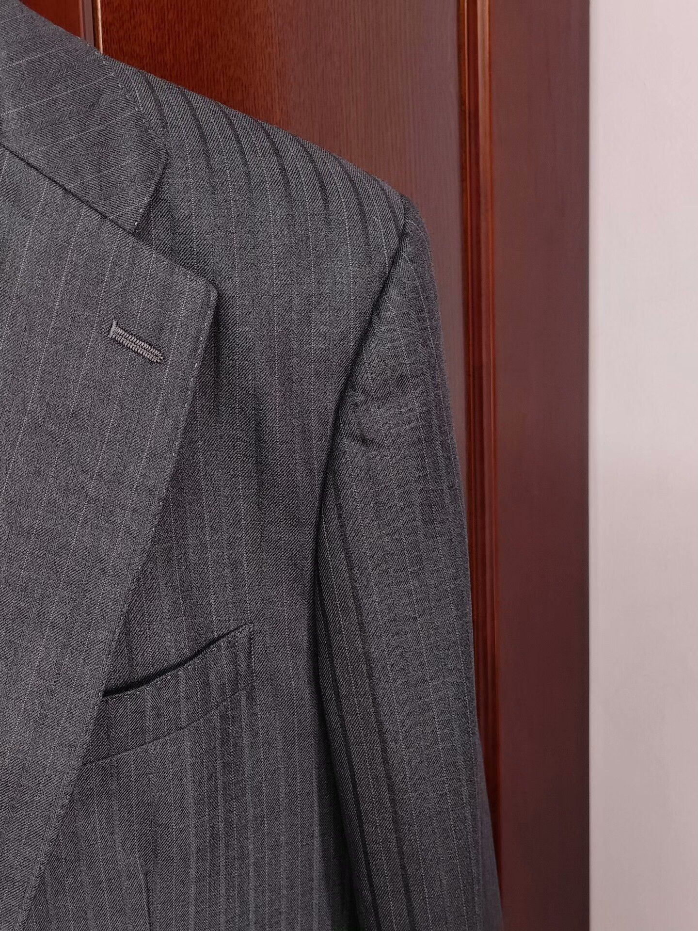 Ermenegildo Zegna Italian Zegna Gray Wool Blend Suit Size US L / EU 52-54 / 3 - 2 Thumbnail