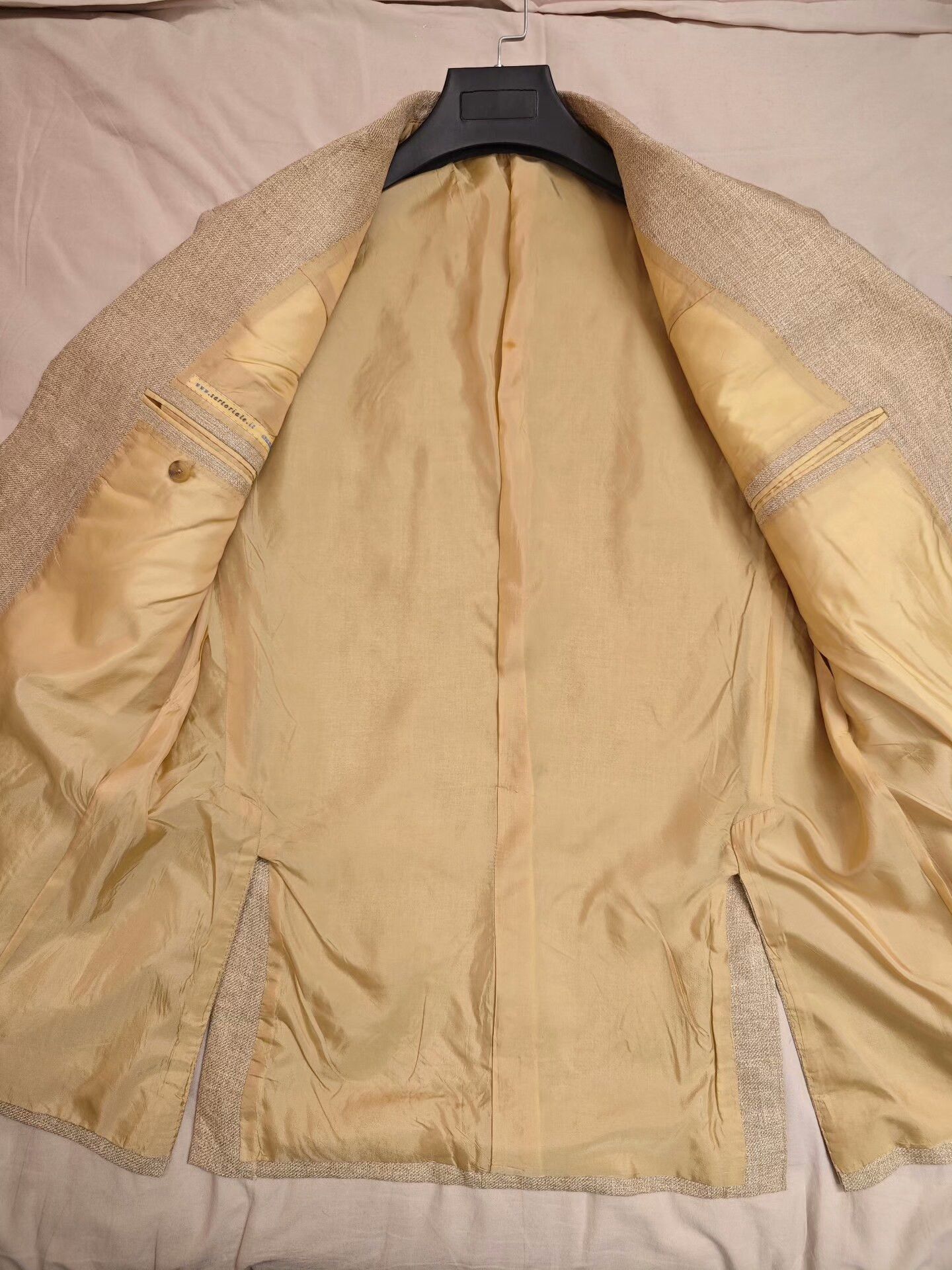 Pal Zileri Pal Zileri Beige Linen Jacket Size US M / EU 48-50 / 2 - 6 Thumbnail