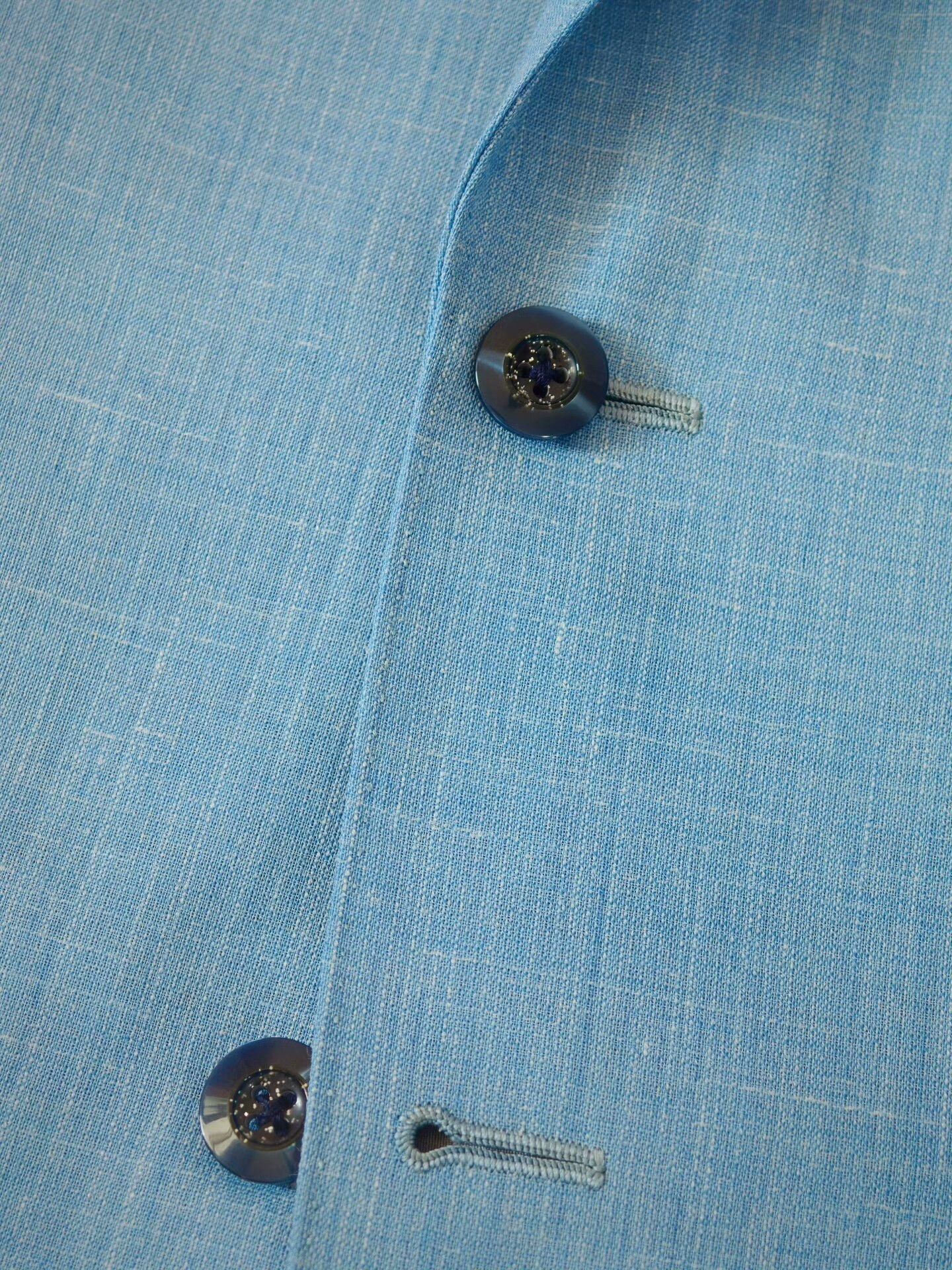 Ermenegildo Zegna Zegna Custom Lightweight Blue Suit Size US M / EU 48-50 / 2 - 8 Thumbnail