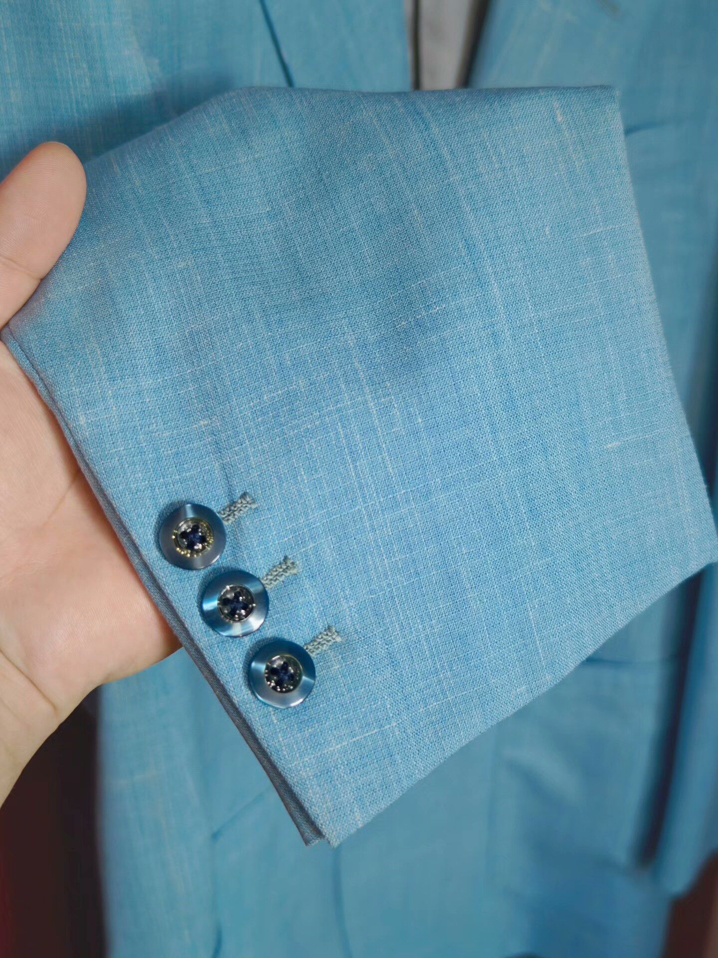 Ermenegildo Zegna Zegna Custom Lightweight Blue Suit Size US M / EU 48-50 / 2 - 4 Thumbnail